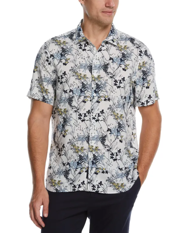 Soft Floral Print Shirt sold by Perry Ellis