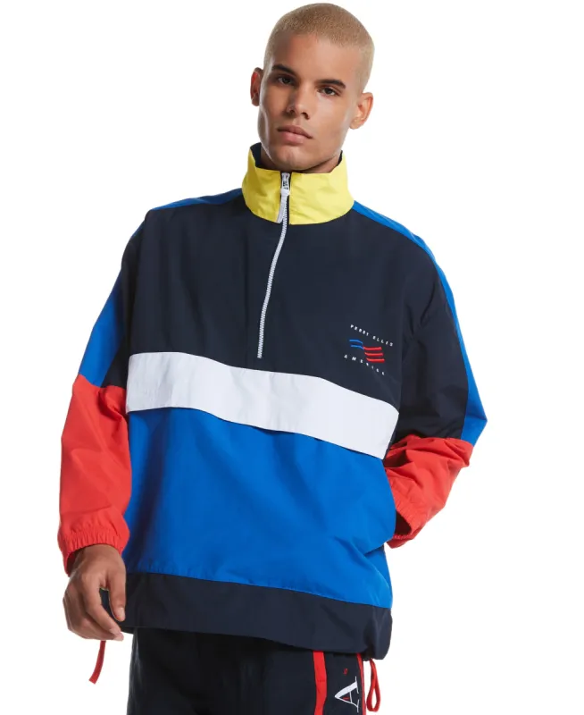 Colorblock Popover Jacket sold by Perry Ellis