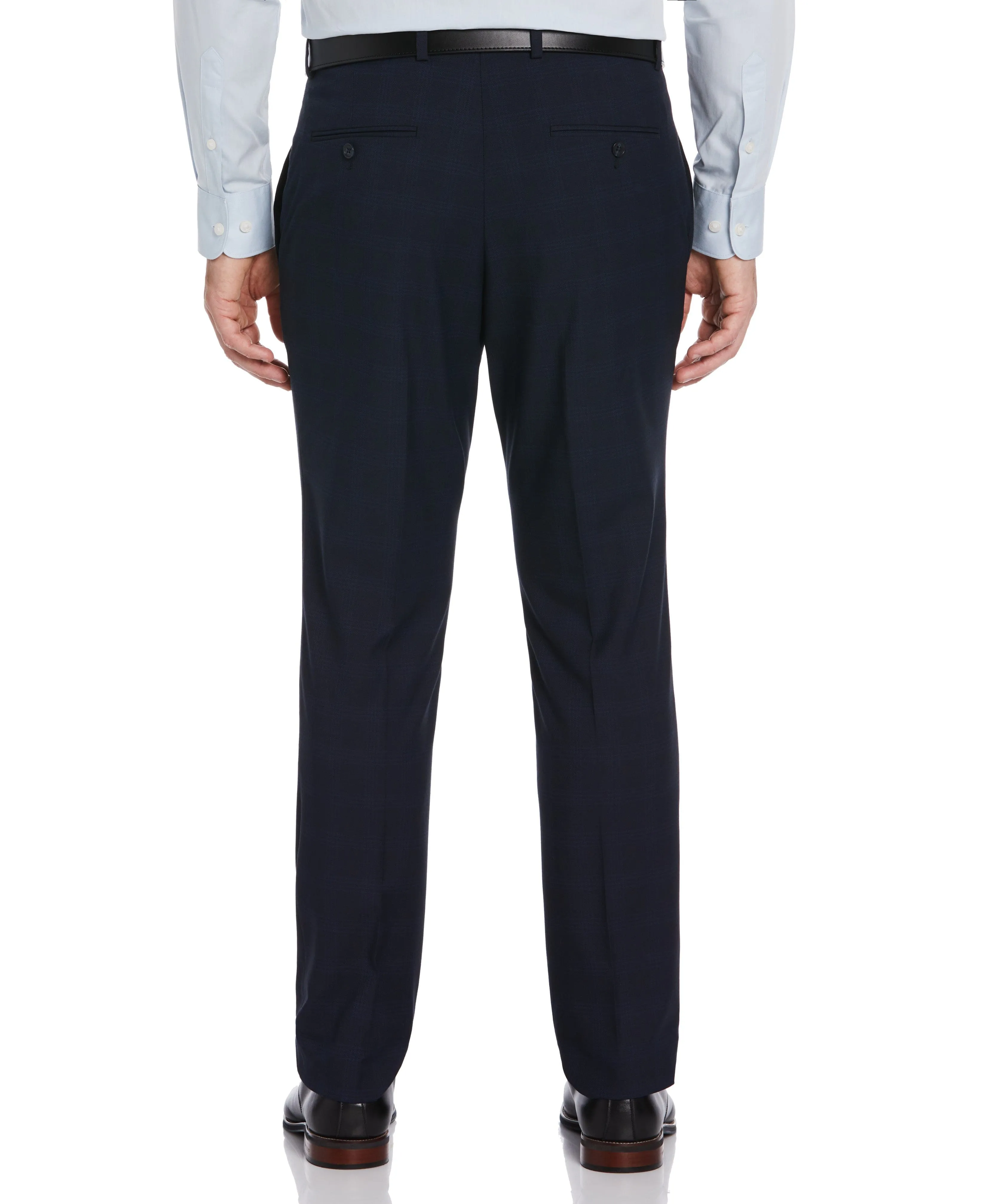 Slim Fit Textured Plaid Suit Pants sold by Perry Ellis product image thumbnail 2