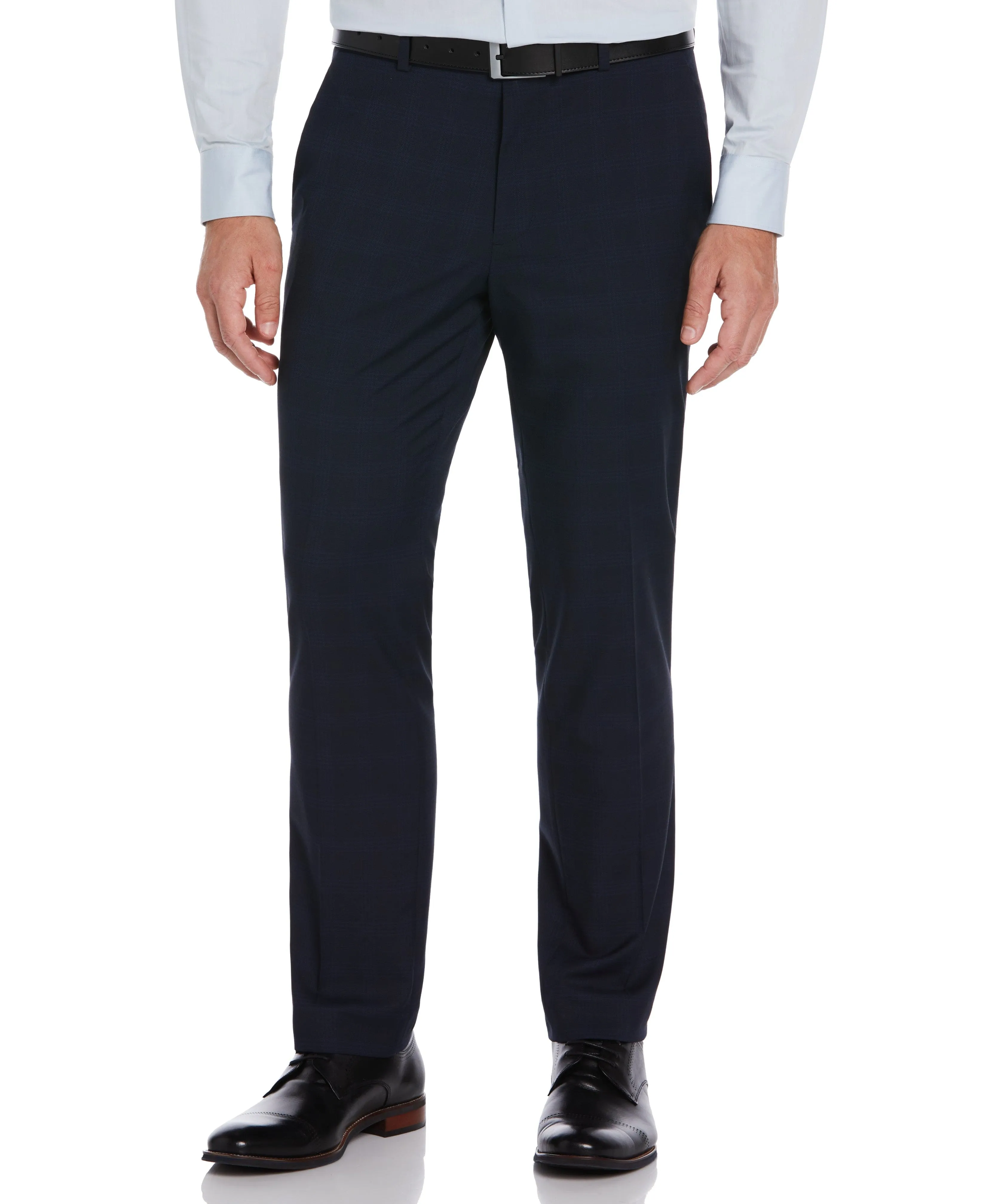 Slim Fit Textured Plaid Suit Pants sold by Perry Ellis