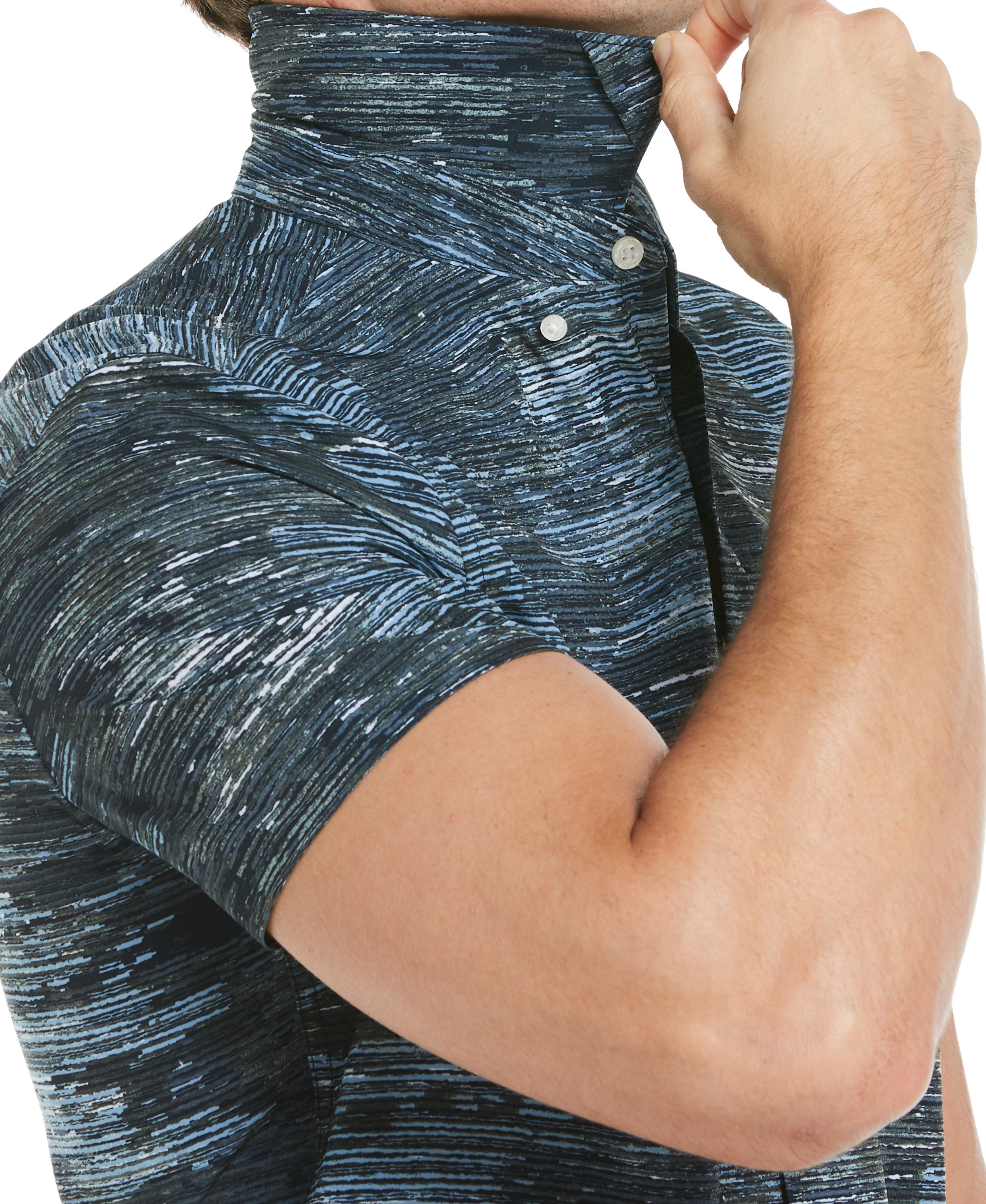 Big & Tall Paint Stripe Print Shirt sold by Perry Ellis product image thumbnail 3