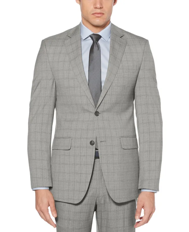 2 Piece Modern Fit Light Plaid Suit sold by Perry Ellis