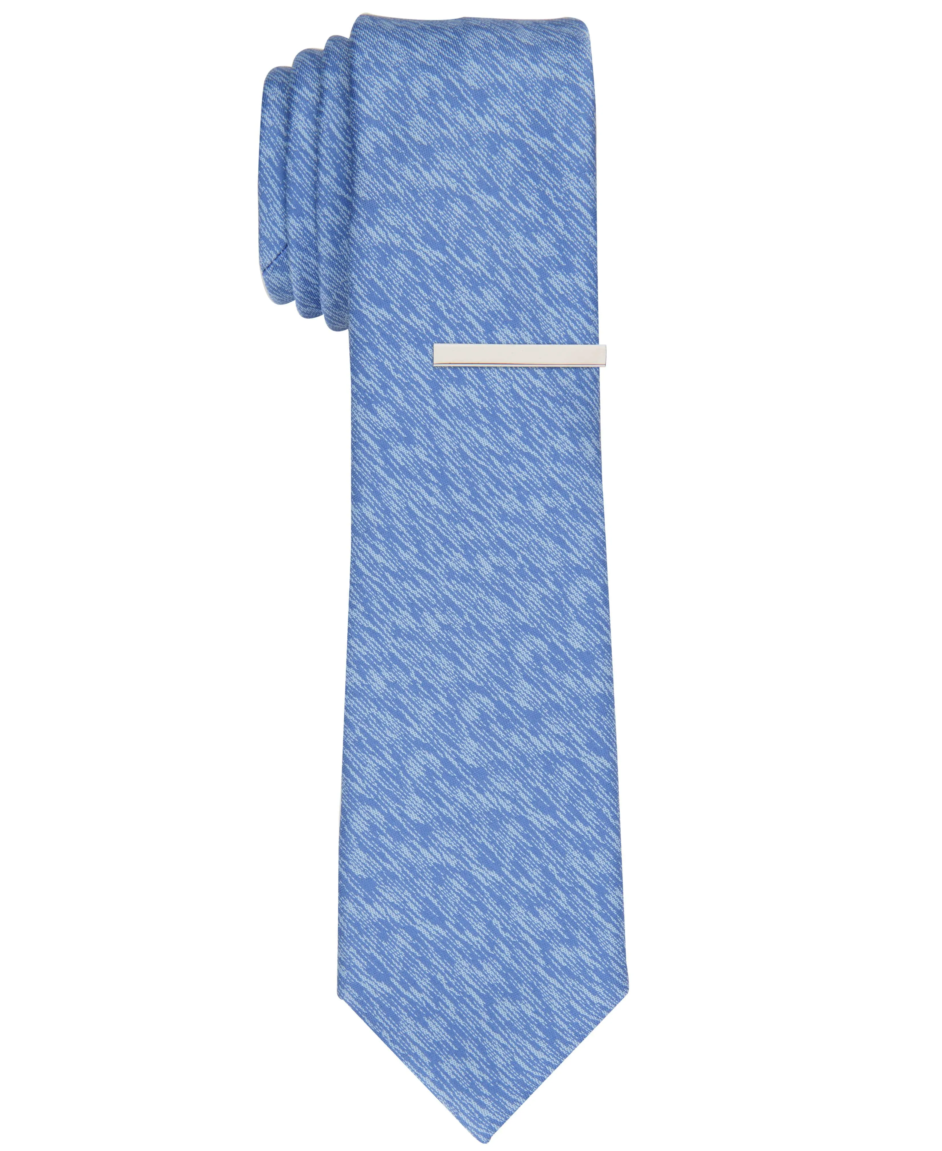 Kemp Solid Slim Tie sold by Perry Ellis