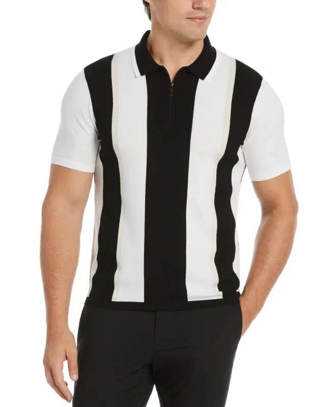 Tech Knit Multi Stripe Polo sold by Perry Ellis