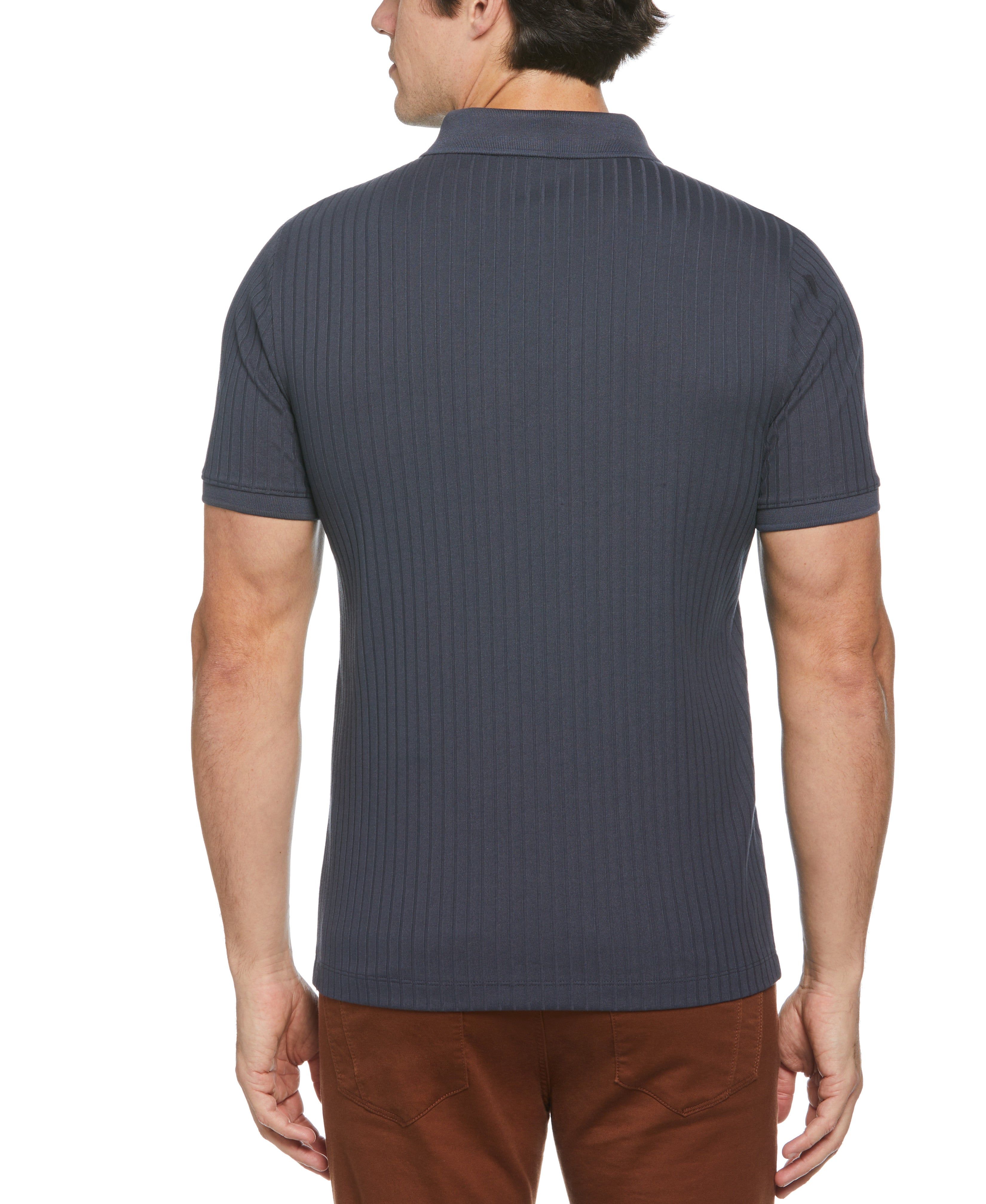 Quarter Zip Ribbed Polo sold by Perry Ellis product image thumbnail 2