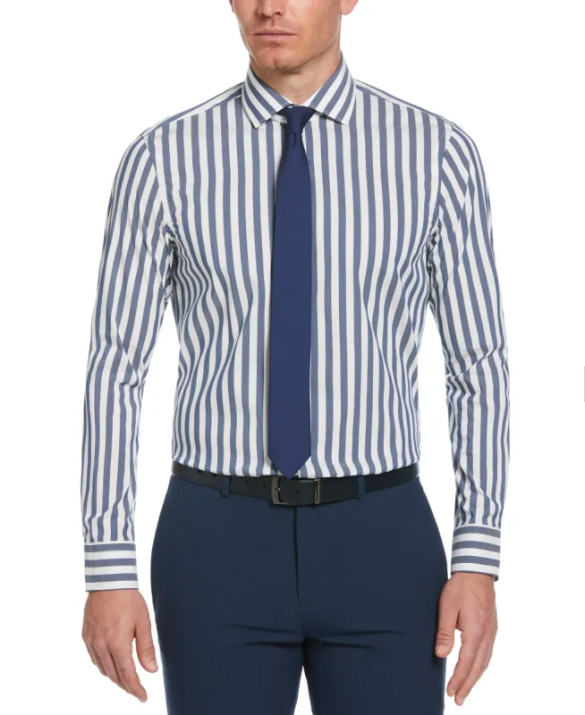 Slim Fit Checkered Print Dress Shirt sold by Perry Ellis
