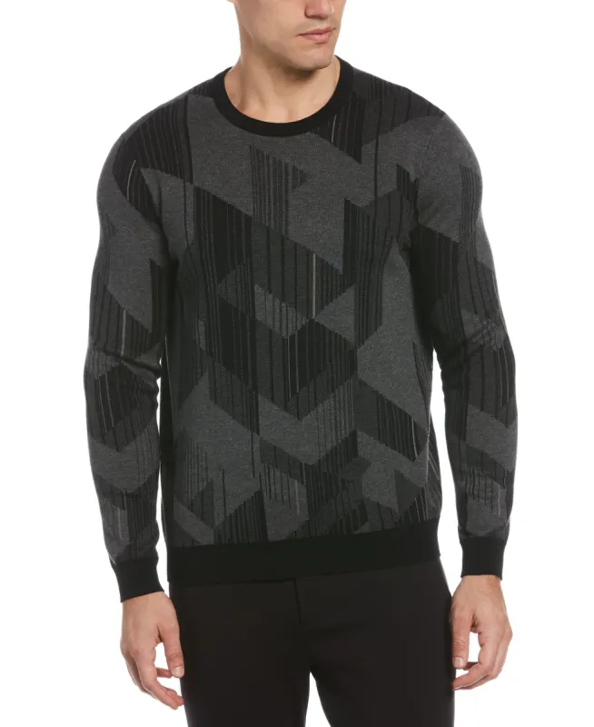 Print Pullover Sweater sold by Perry Ellis