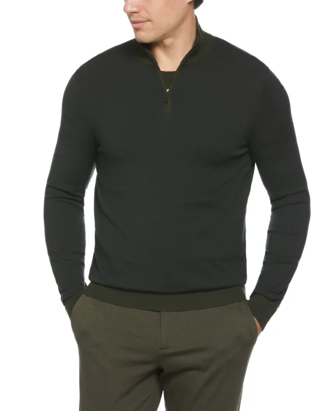 Quarter Zip Tech Sweater sold by Perry Ellis