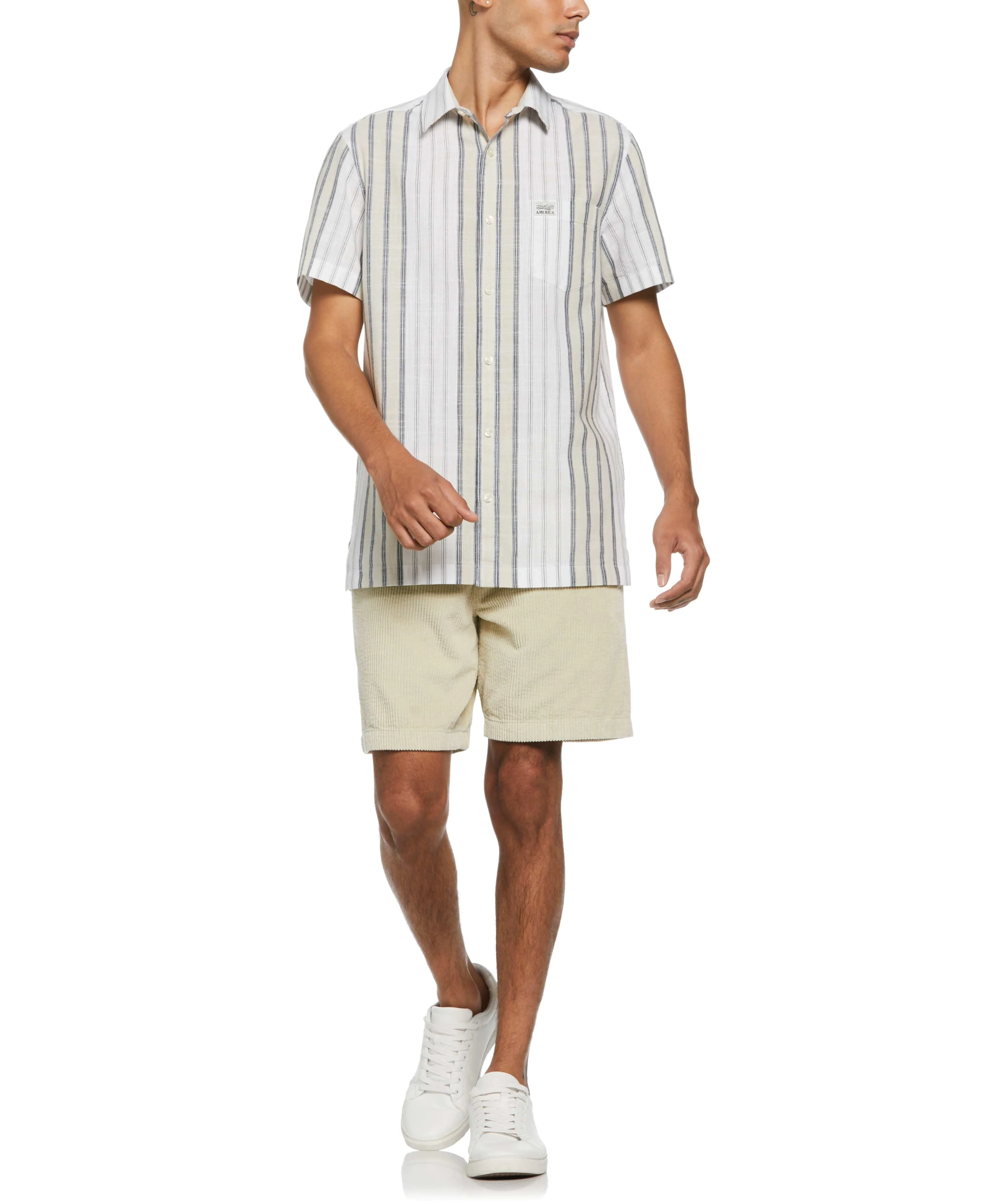 Plaid Striped Shirt sold by Perry Ellis product image thumbnail 4