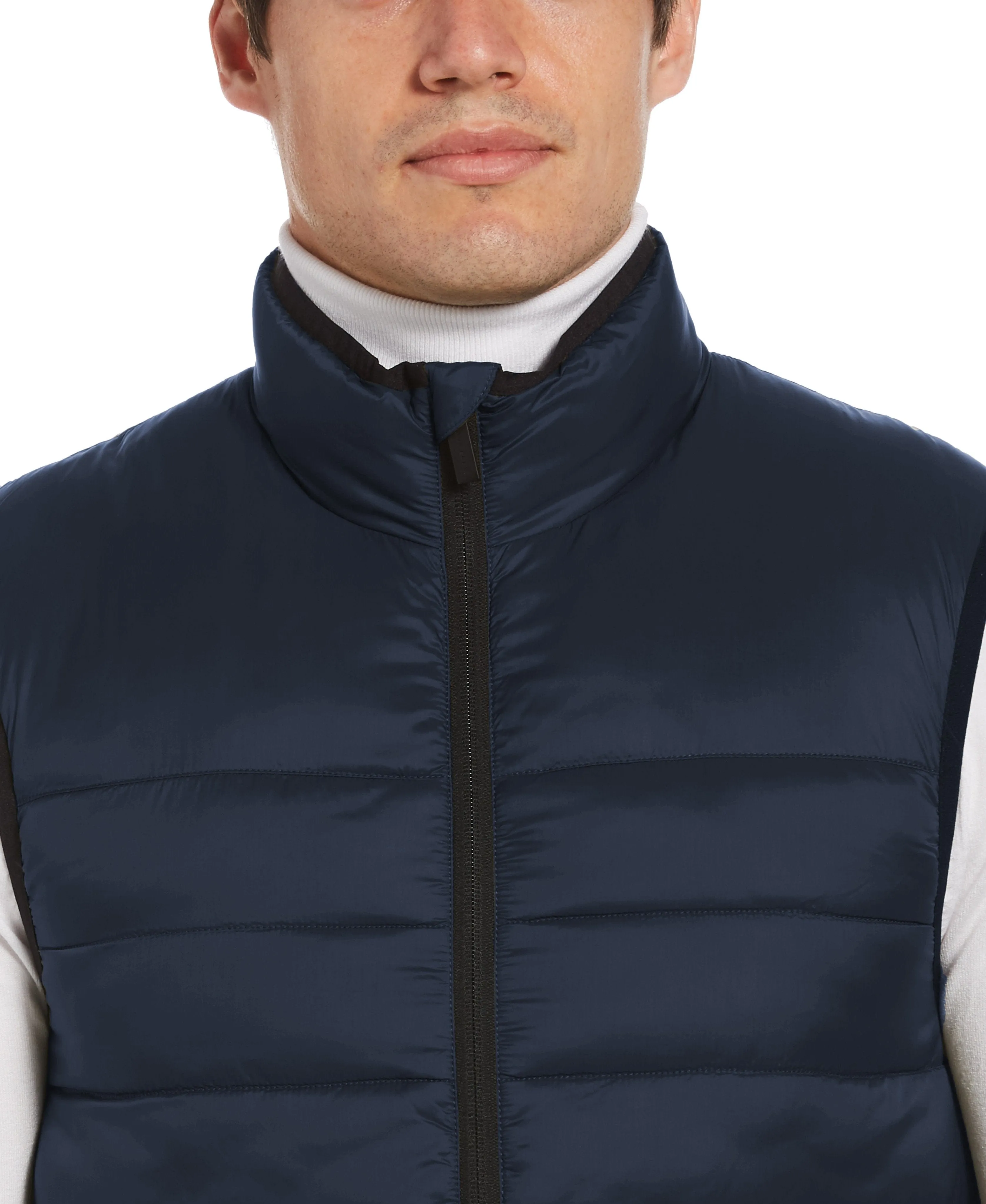 Lightweight Puffer Vest - Blue sold by Perry Ellis product image thumbnail 3
