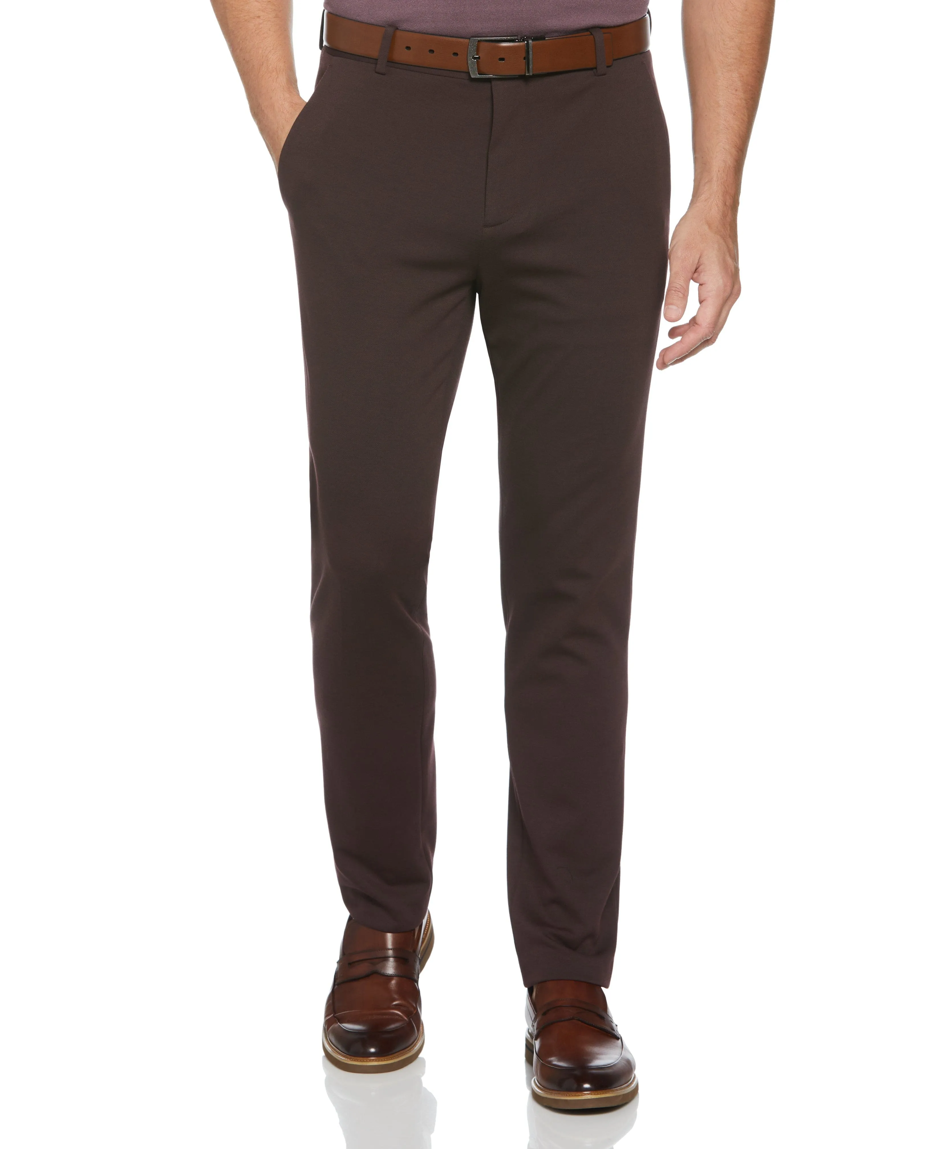 Very Slim Fit Solid Smart Knit Suit Pant sold by Perry Ellis