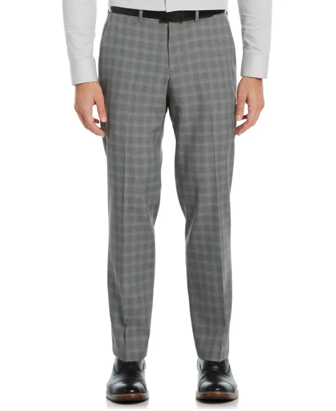 Modern Fit Heathered Windowpane Dress Pant sold by Perry Ellis