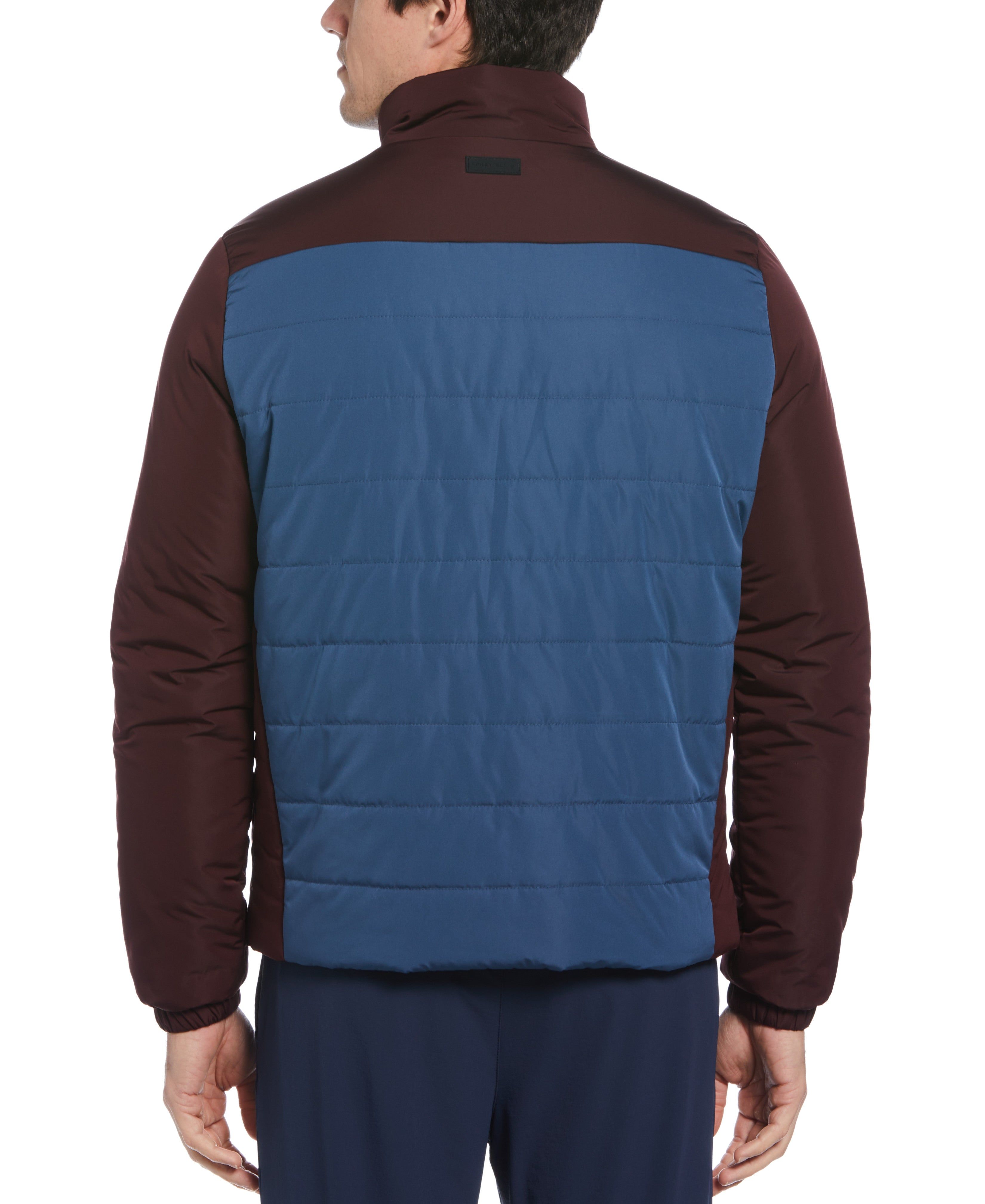 Color Block Puffer Jacket sold by Perry Ellis product image thumbnail 2