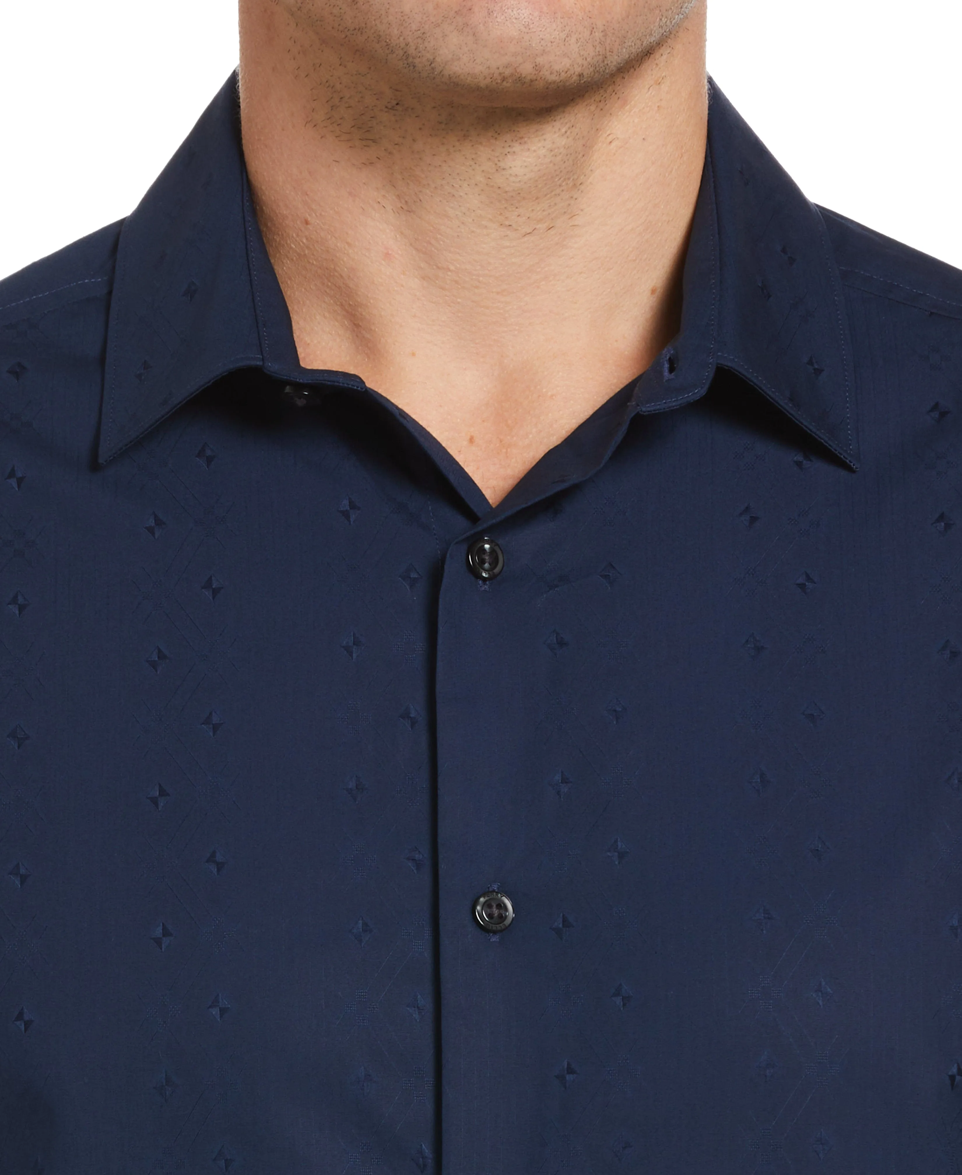 Dobby Geo Stripe Print Shirt sold by Perry Ellis product image thumbnail 3