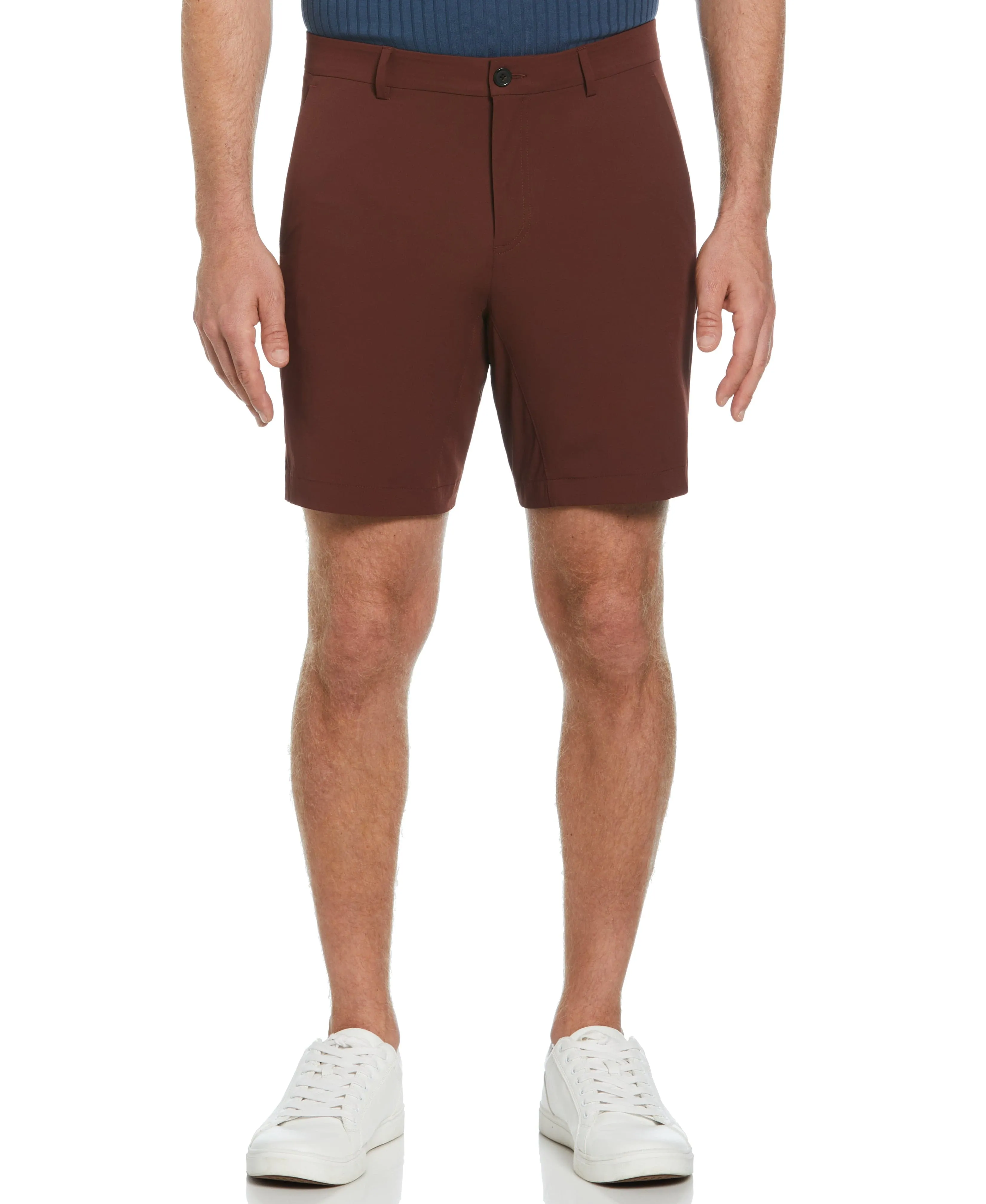 Stretch Solid Tech Short sold by Perry Ellis