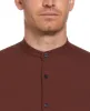Untucked Total Stretch Slim Fit Banded Collar Shirt sold by Perry Ellis