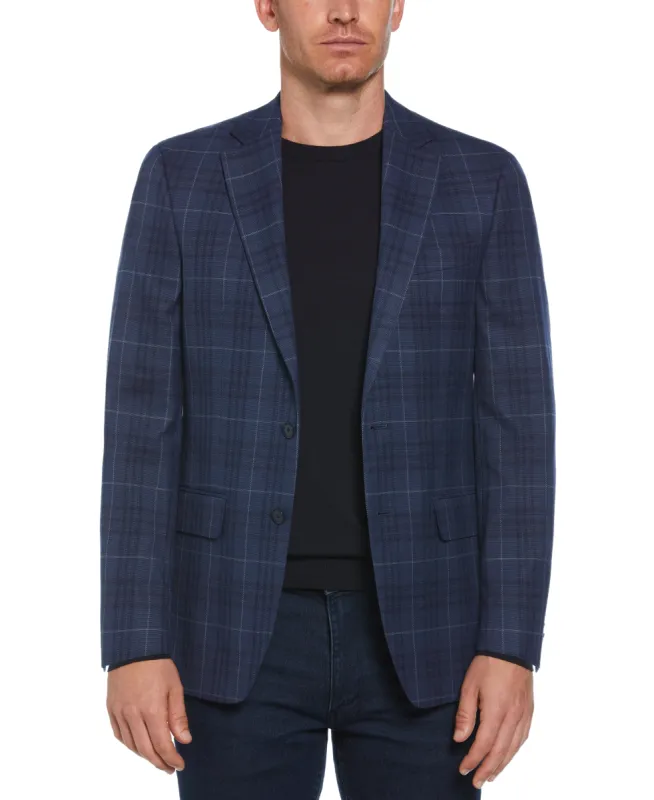Slim Fit Plaid Sport Jacket sold by Perry Ellis