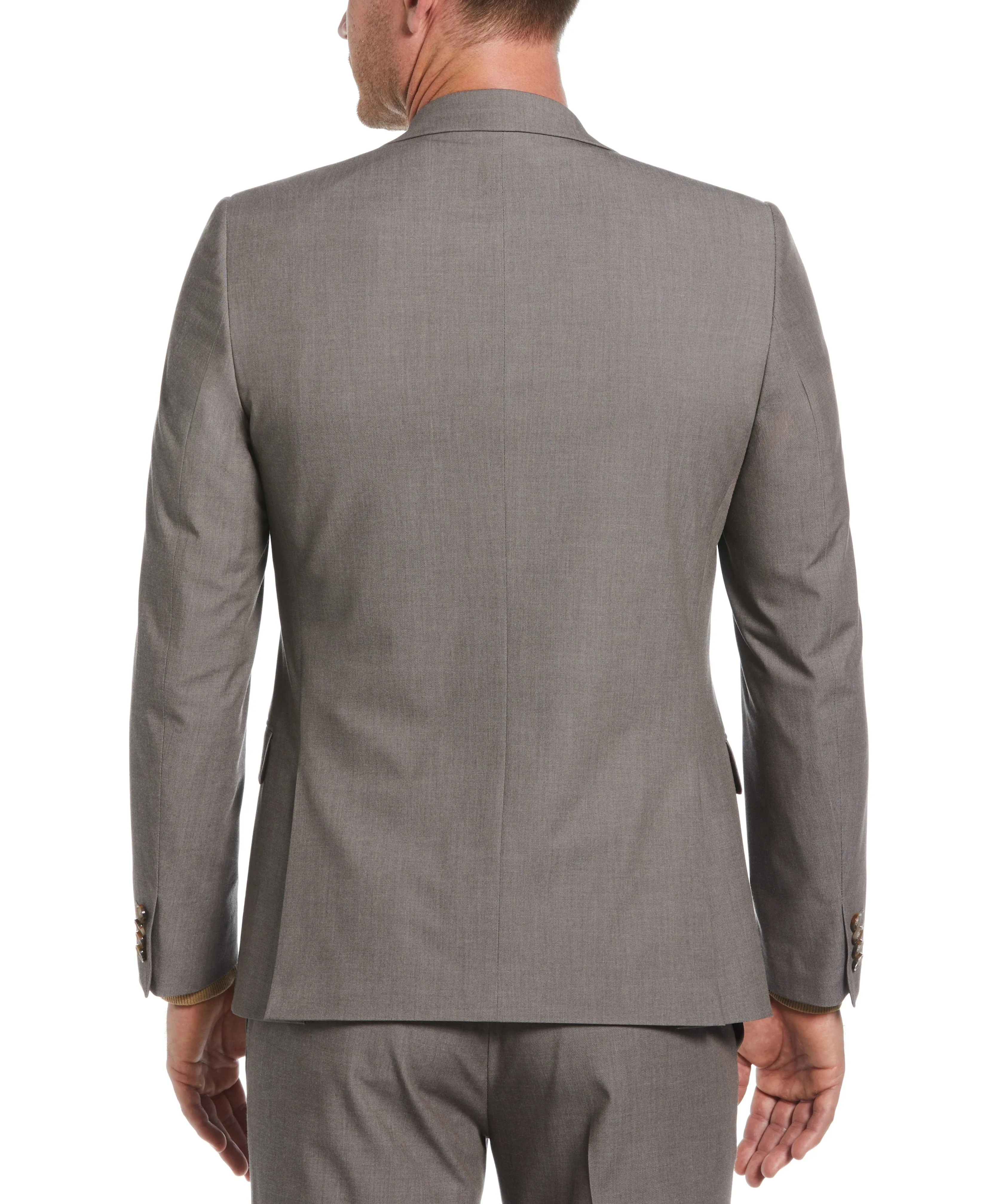 Skinny Fit Brown Notch Lapel Iridescent Suit sold by Perry Ellis product image thumbnail 4