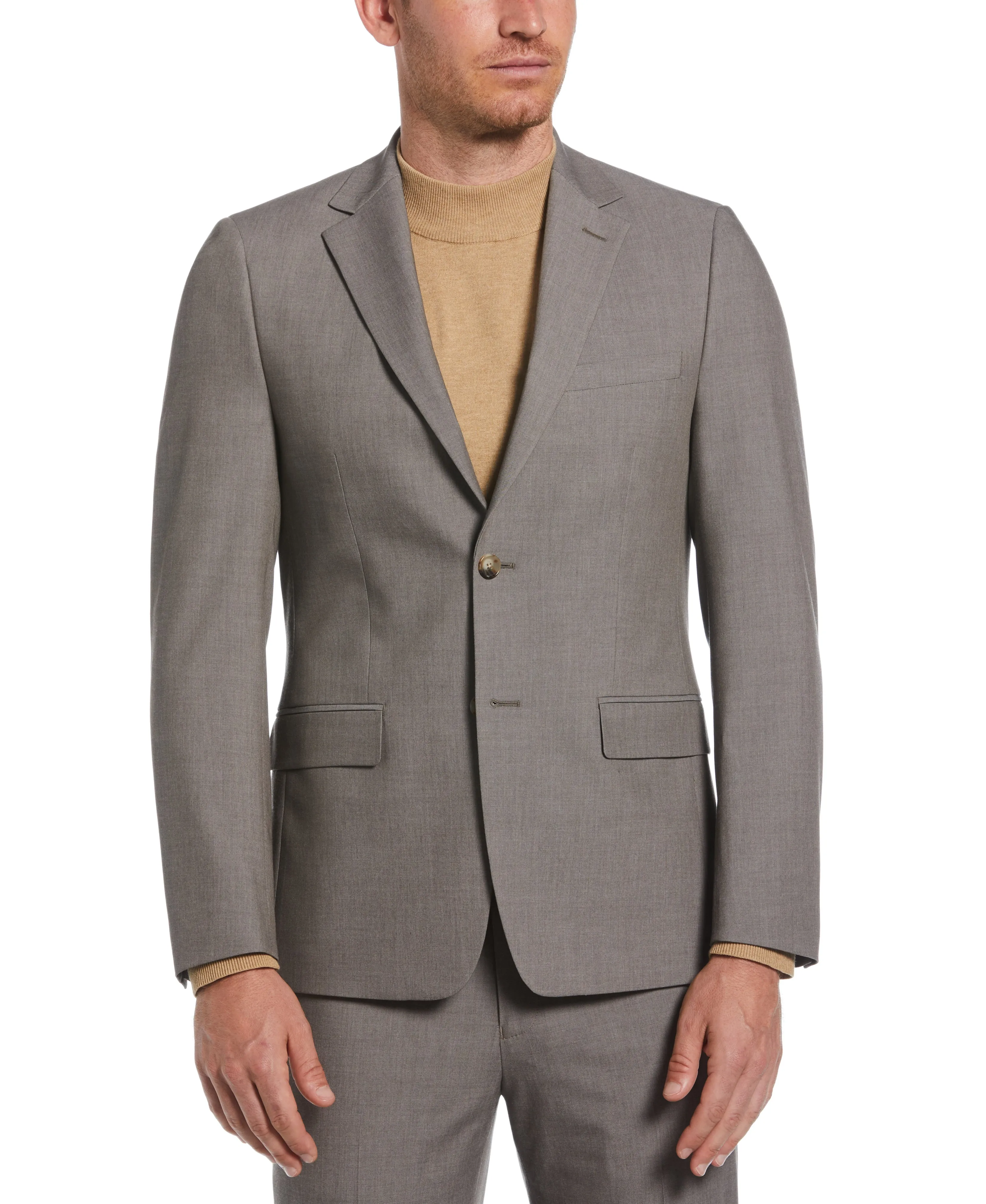 Skinny Fit Notch Lapel Iridescent Suit Jacket sold by Perry Ellis
