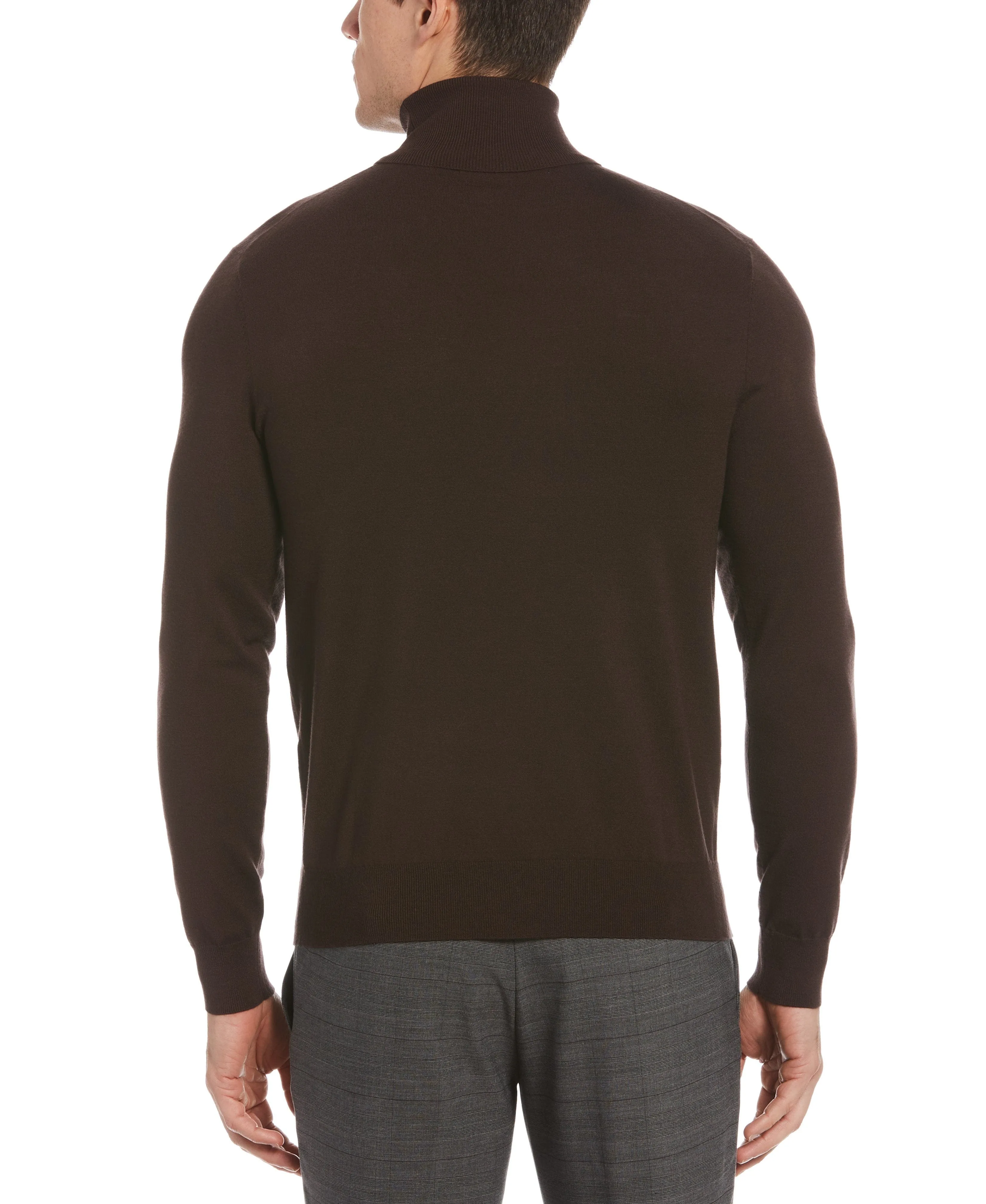 Solid Tech Knit Turtleneck Sweater sold by Perry Ellis product image thumbnail 2