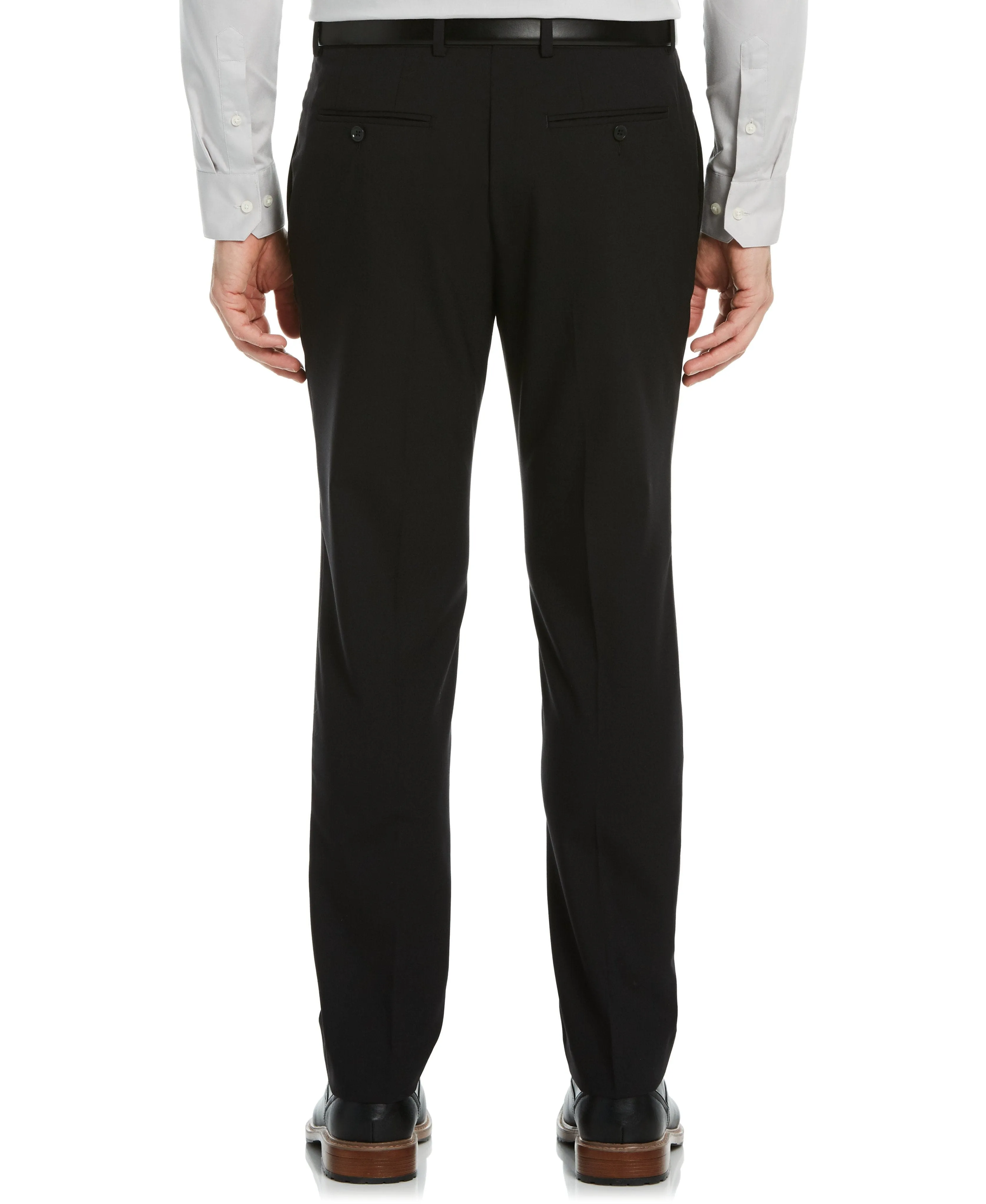 Slim Fit Black Stretch Wool Blend Suit Pant sold by Perry Ellis product image thumbnail 2