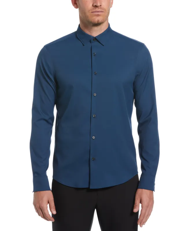 Untucked Total Stretch Slim Fit Shirt sold by Perry Ellis