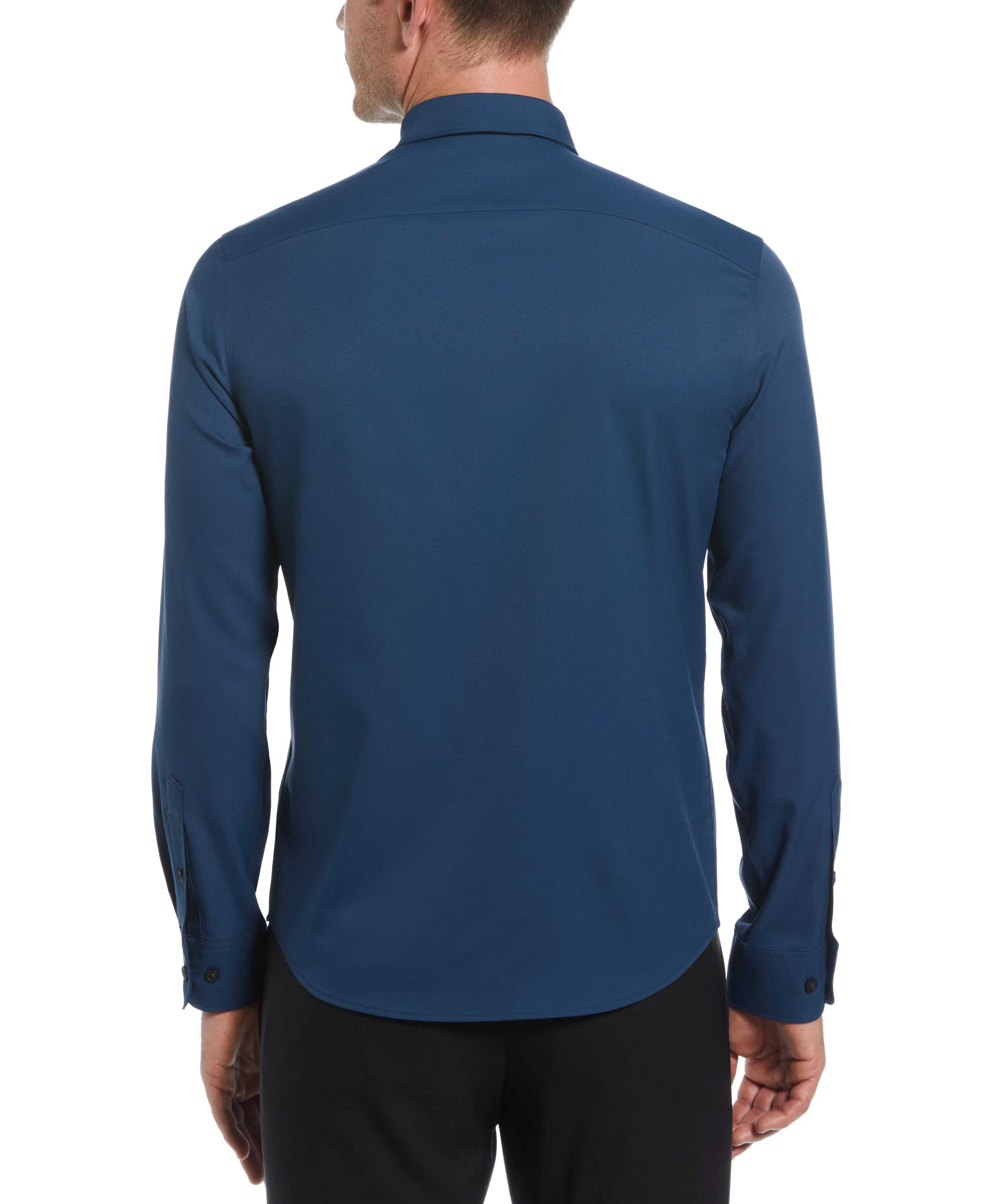 Untucked Total Stretch Slim Fit Shirt sold by Perry Ellis product image thumbnail 2