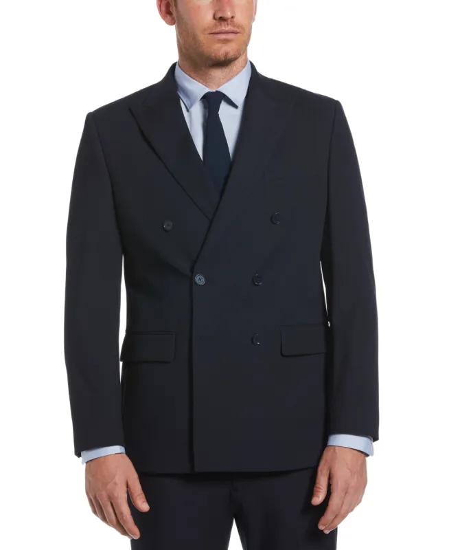 Slim Fit Double Breasted Peak Lapel Suit Jacket sold by Perry Ellis