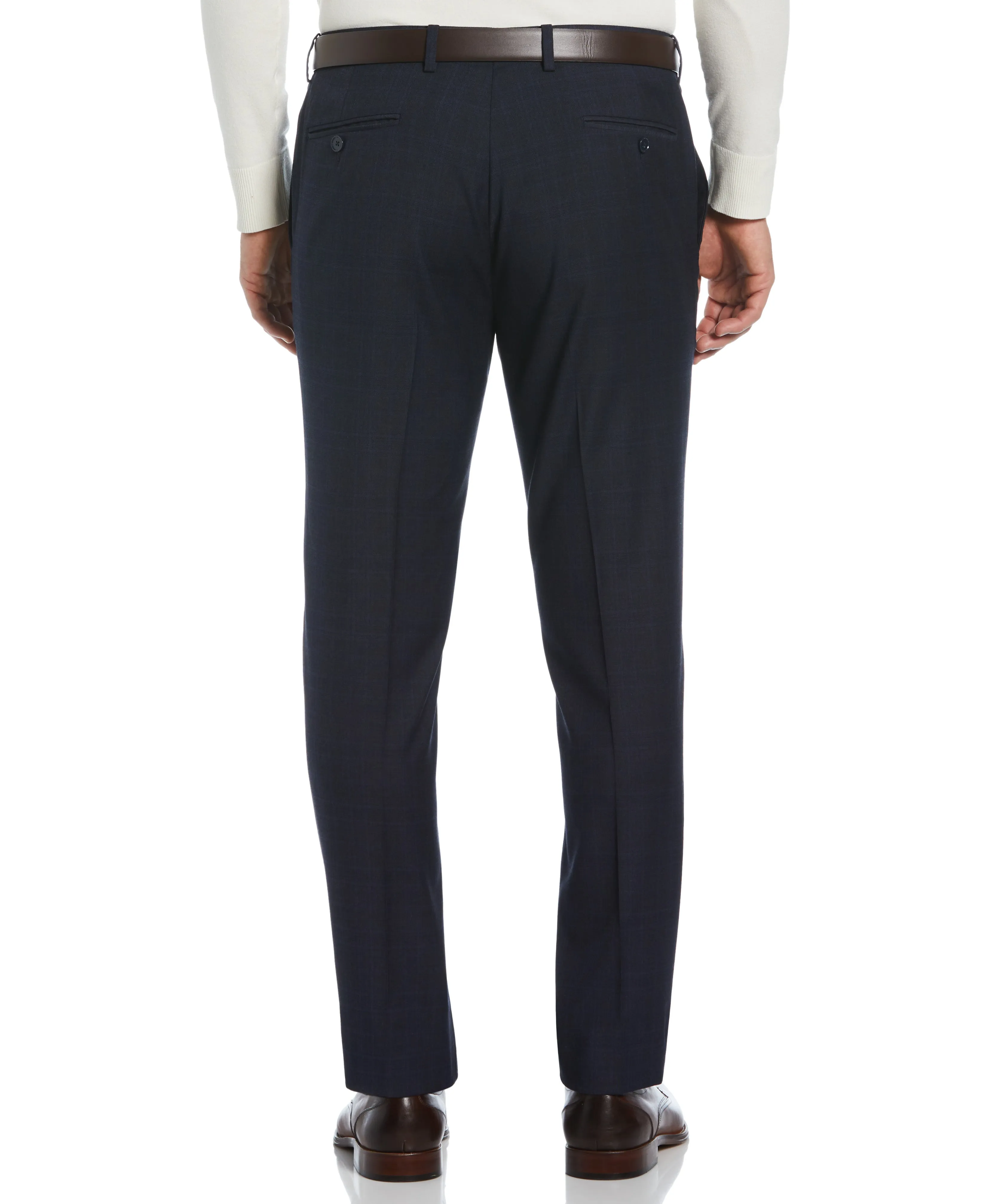 Skinny Fit Plaid Suit Pant sold by Perry Ellis product image thumbnail 2