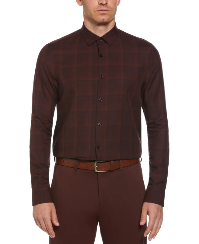 Twill Checkered Button Down Shirt sold by Perry Ellis
