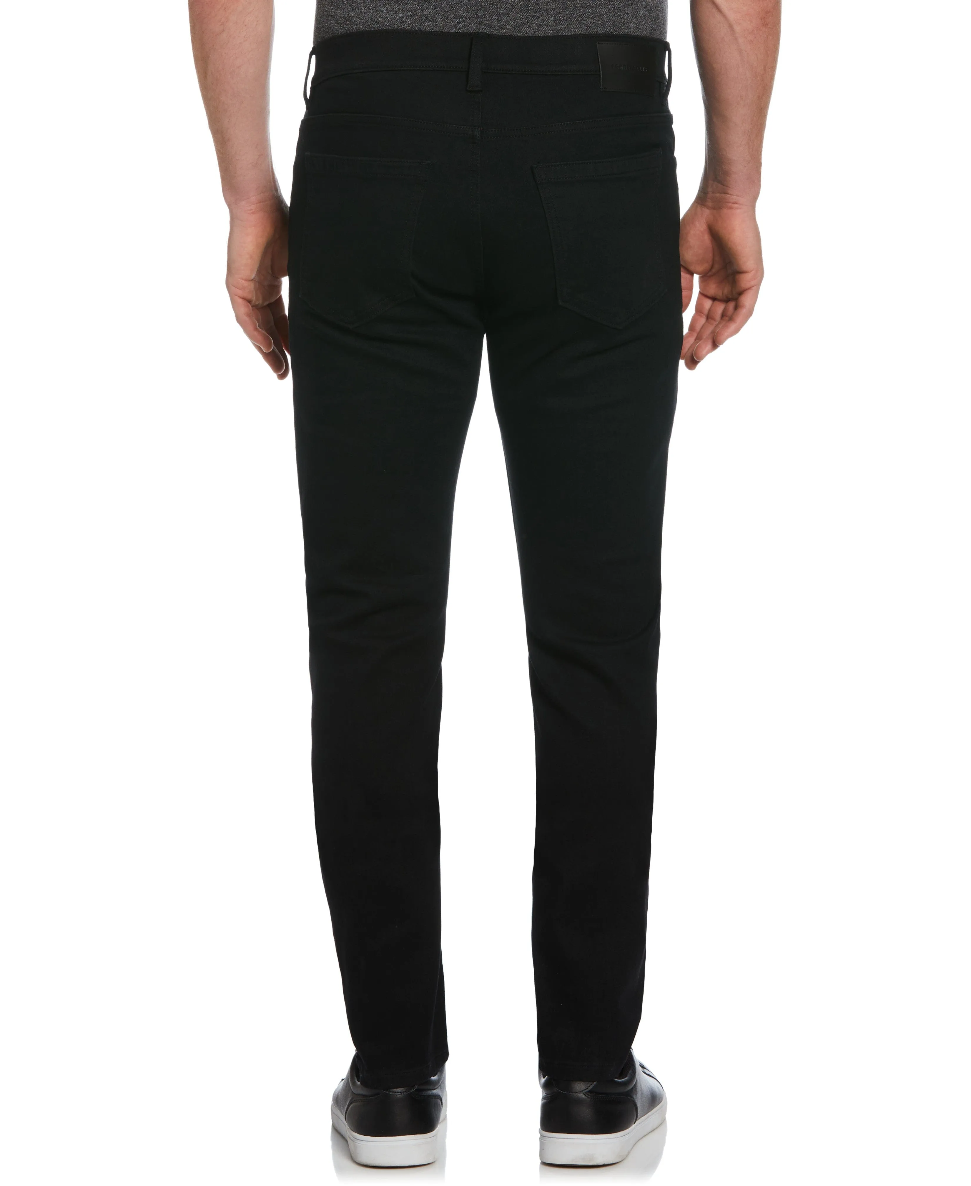 Slim Fit Black Rinse 5-Pocket Denim Jeans sold by Perry Ellis product image thumbnail 2