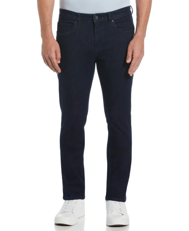 Slim Fit Indigo Rinse 5-Pocket Stretch Denim Jeans sold by Perry Ellis