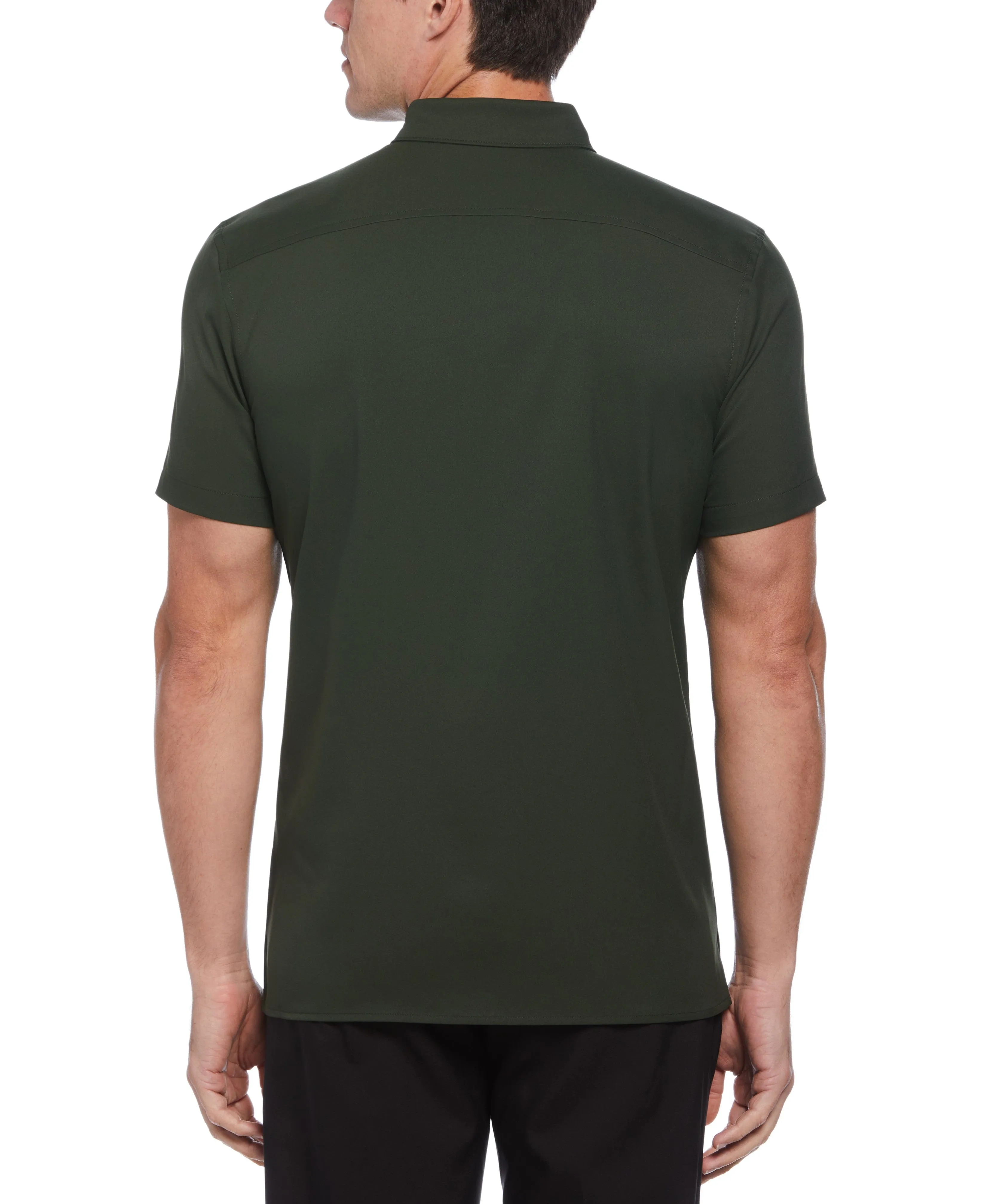 Slim Fit Total Stretch Solid Shirt sold by Perry Ellis product image thumbnail 2