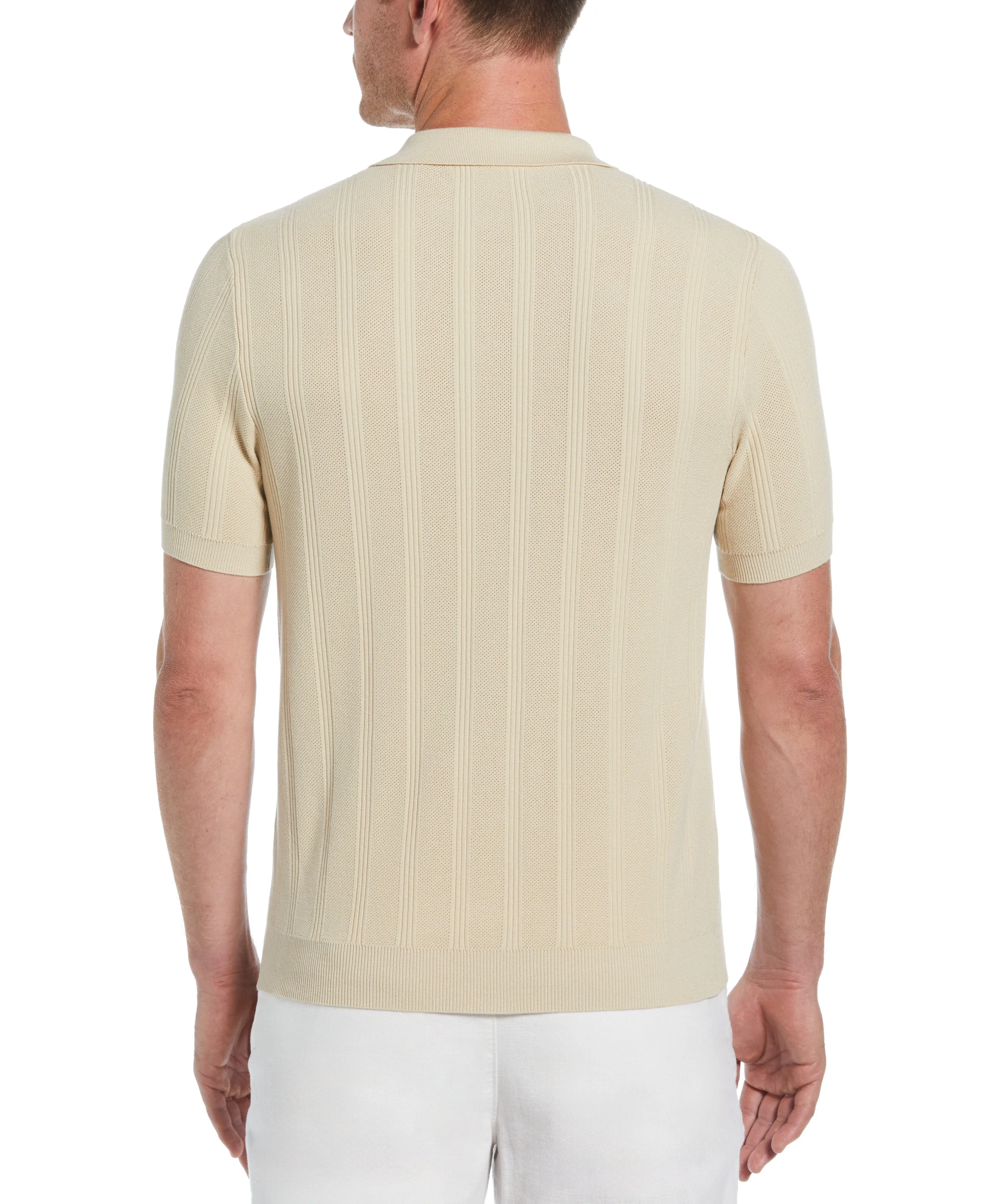 Mesh Stripe Sweater Polo sold by Perry Ellis product image thumbnail 2