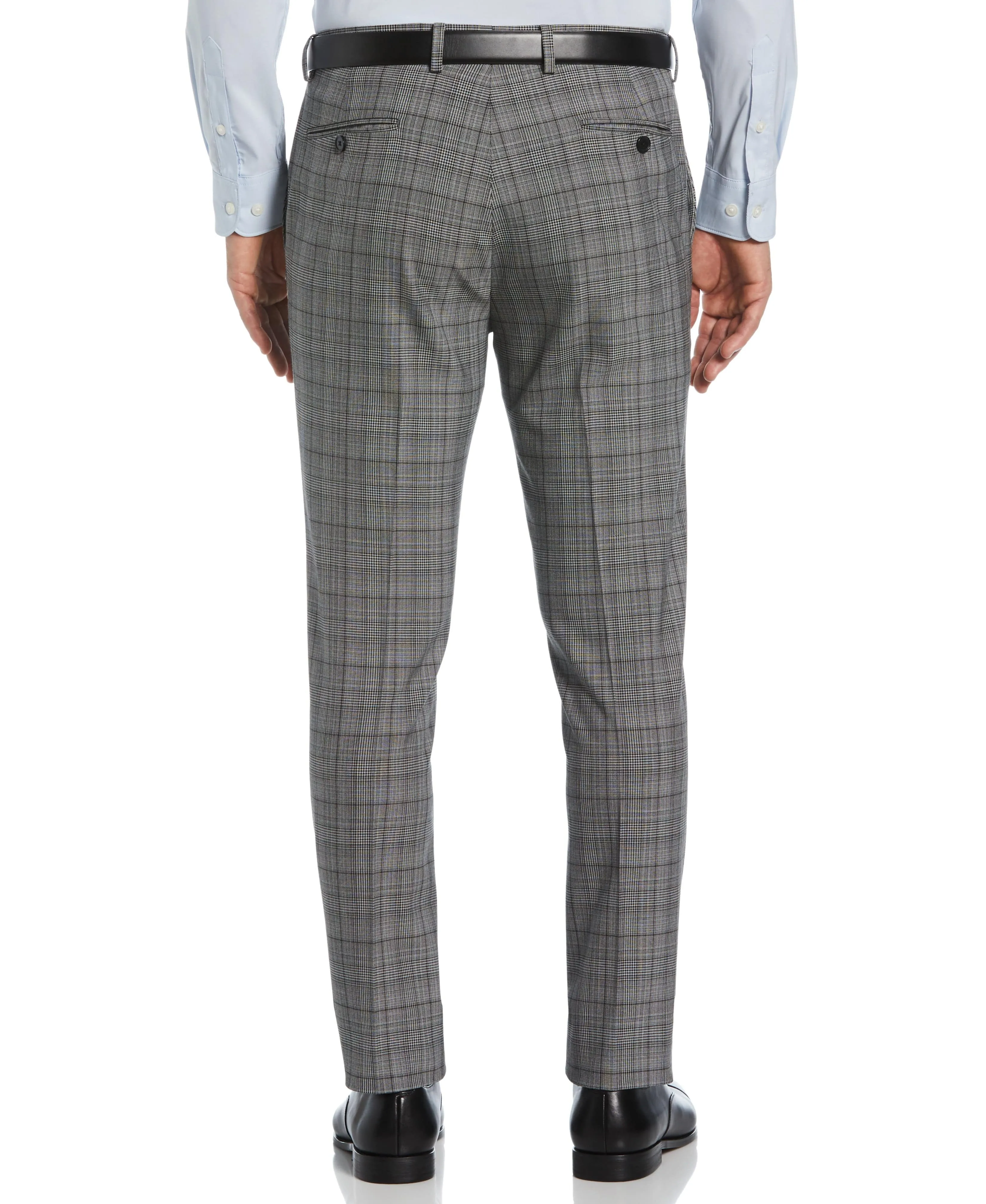 Skinny Fit Plaid Suit Pant sold by Perry Ellis product image thumbnail 2