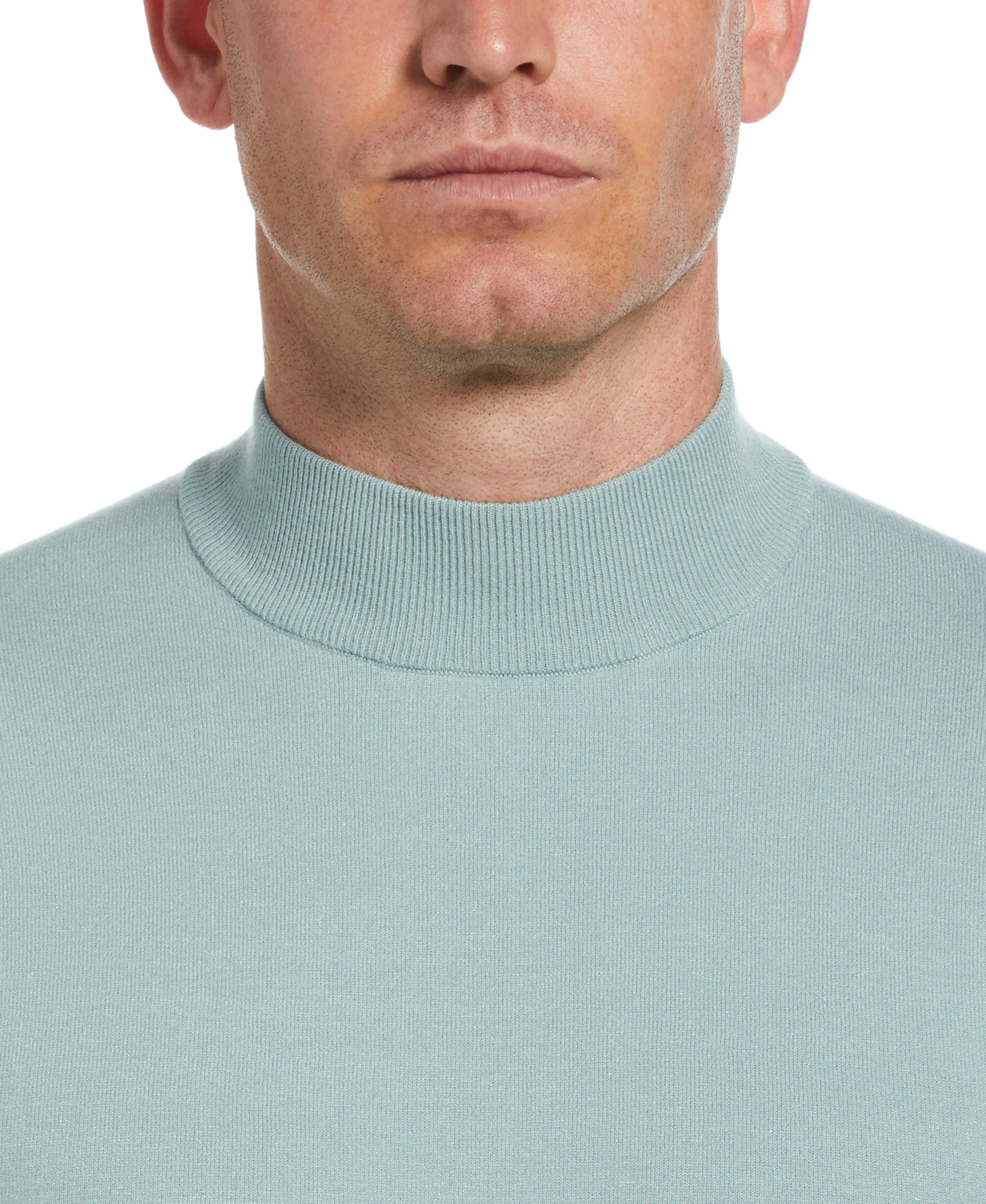 Tech Knit Mock Neck Pullover Sweater sold by Perry Ellis product image thumbnail 3