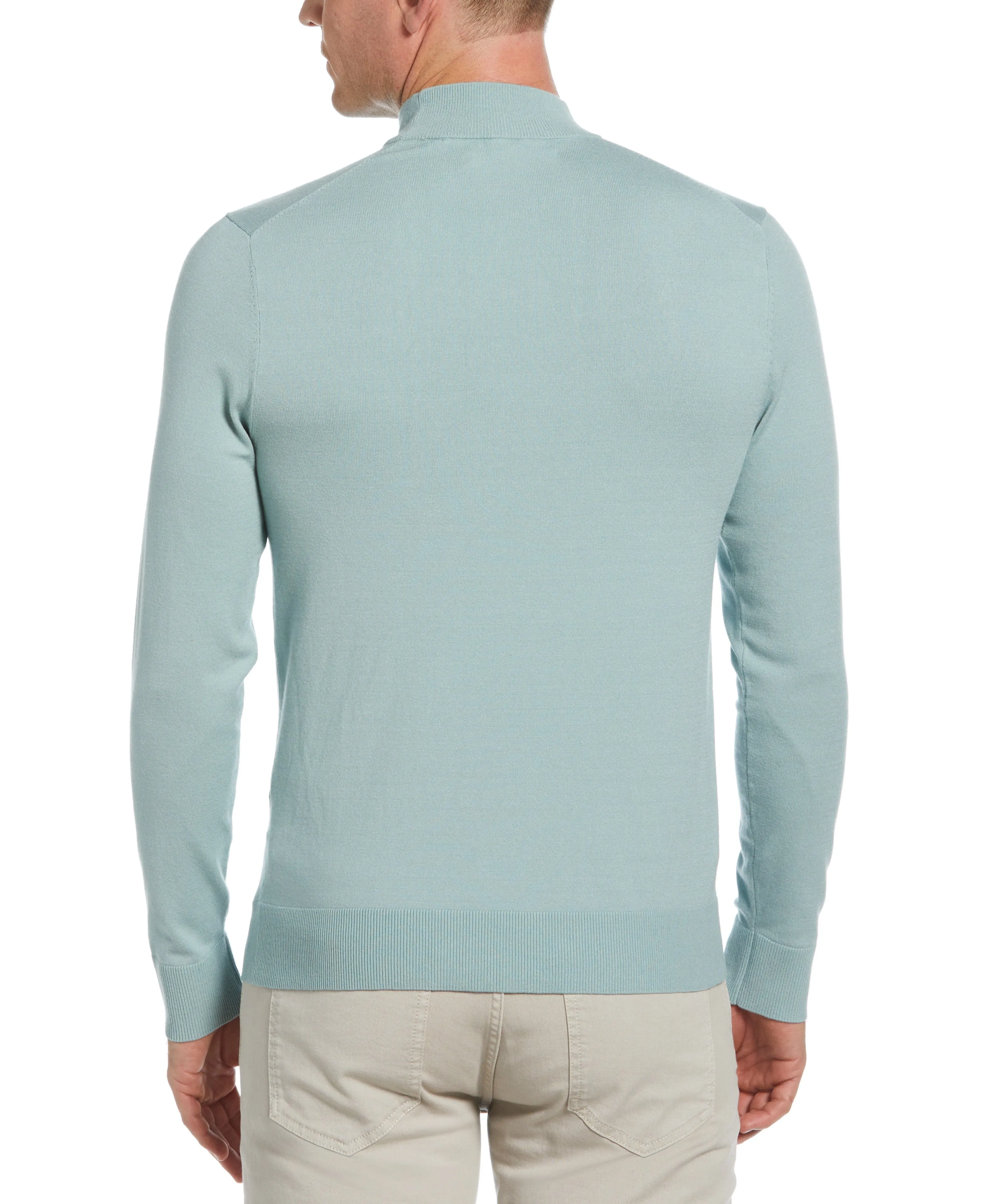 Tech Knit Mock Neck Pullover Sweater sold by Perry Ellis product image thumbnail 2