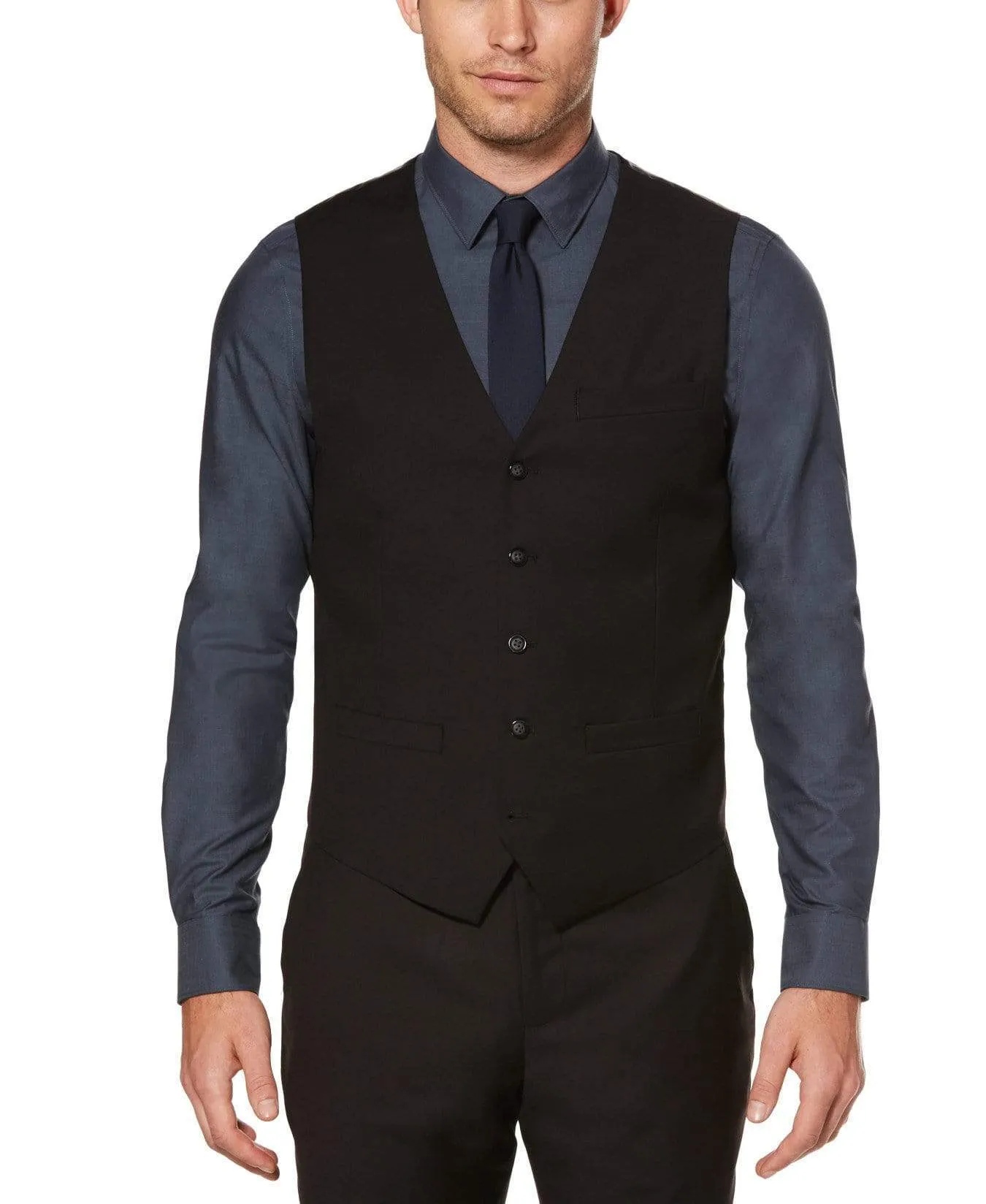 Big & Tall Solid Suit Vest sold by Perry Ellis