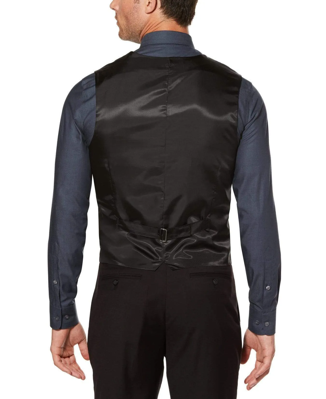 Big & Tall Solid Suit Vest sold by Perry Ellis product image thumbnail 2