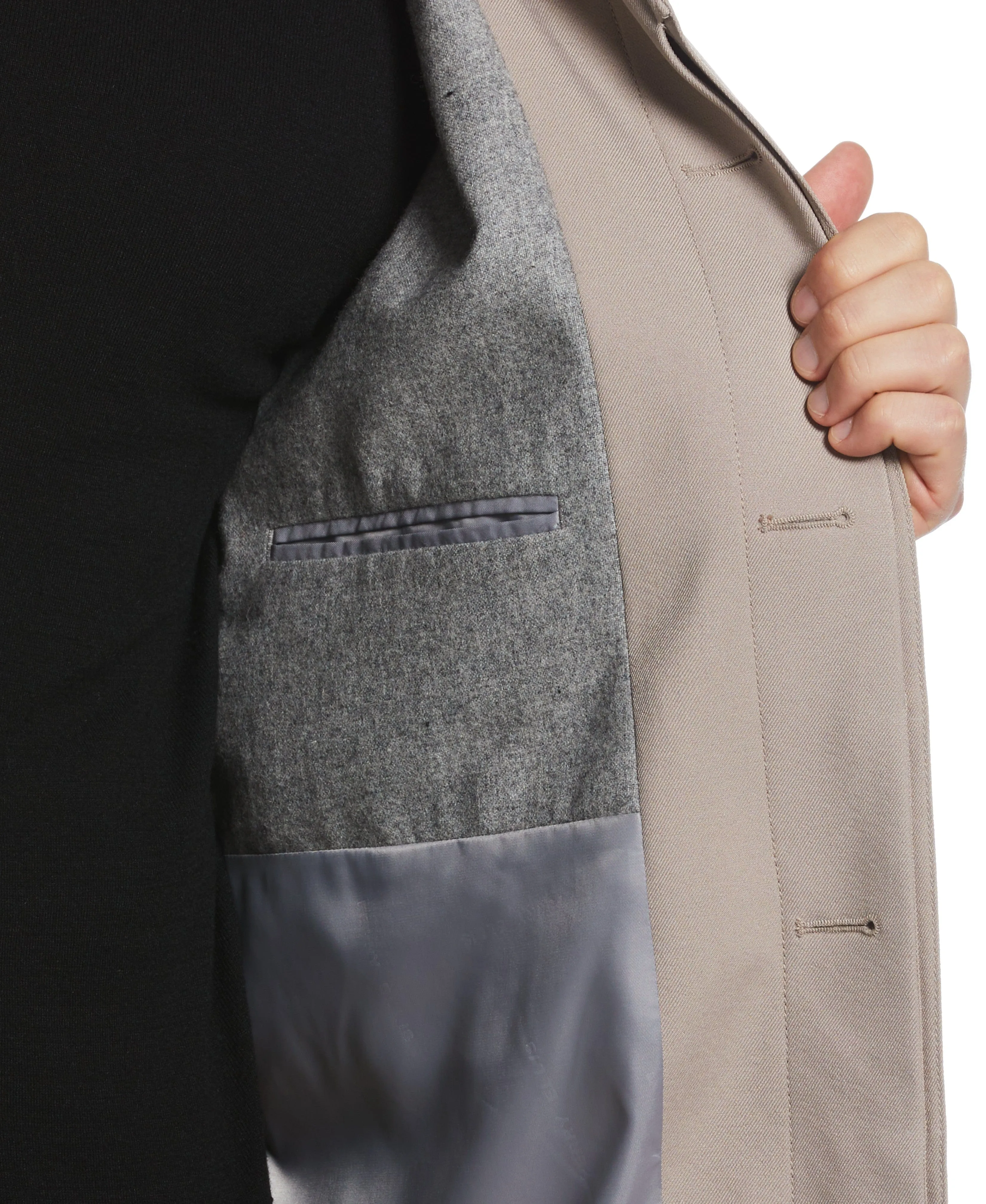 Edris Single Breasted 5 Button Trench Coat sold by Perry Ellis product image thumbnail 4