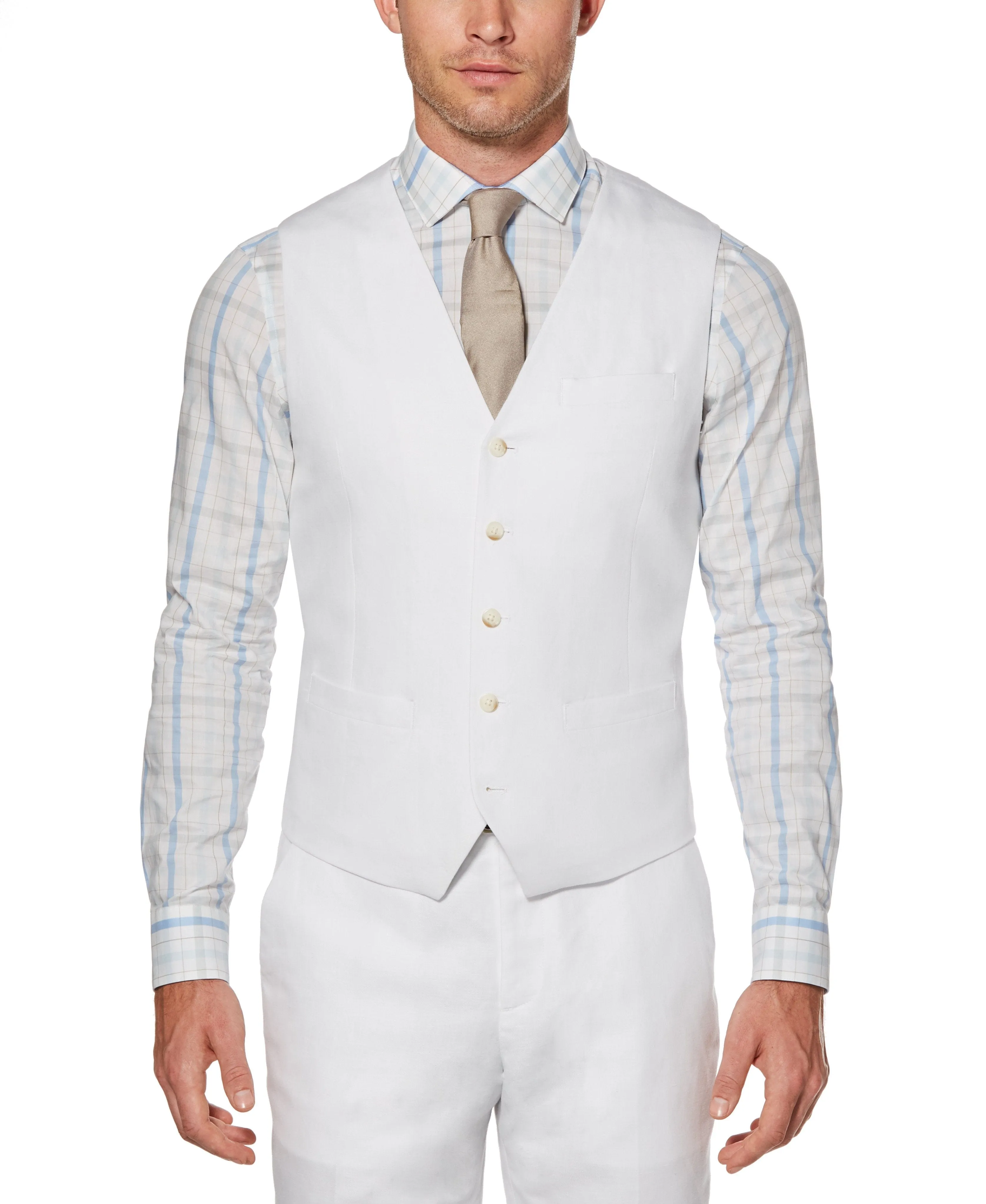 Tall Linen Suit Vest sold by Perry Ellis