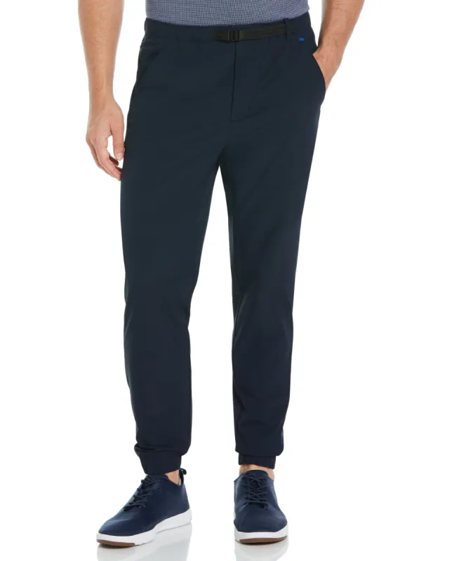 Slim Fit Ripstop Belted Jogger Pant sold by Perry Ellis