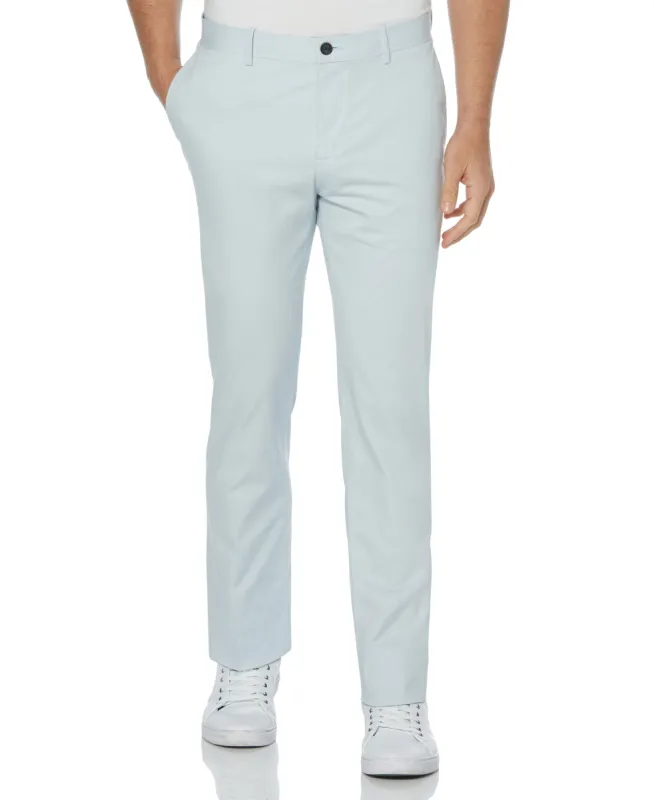 Resist Spill Slim Fit Solid Stretch Chino Pant made by Perry Ellis