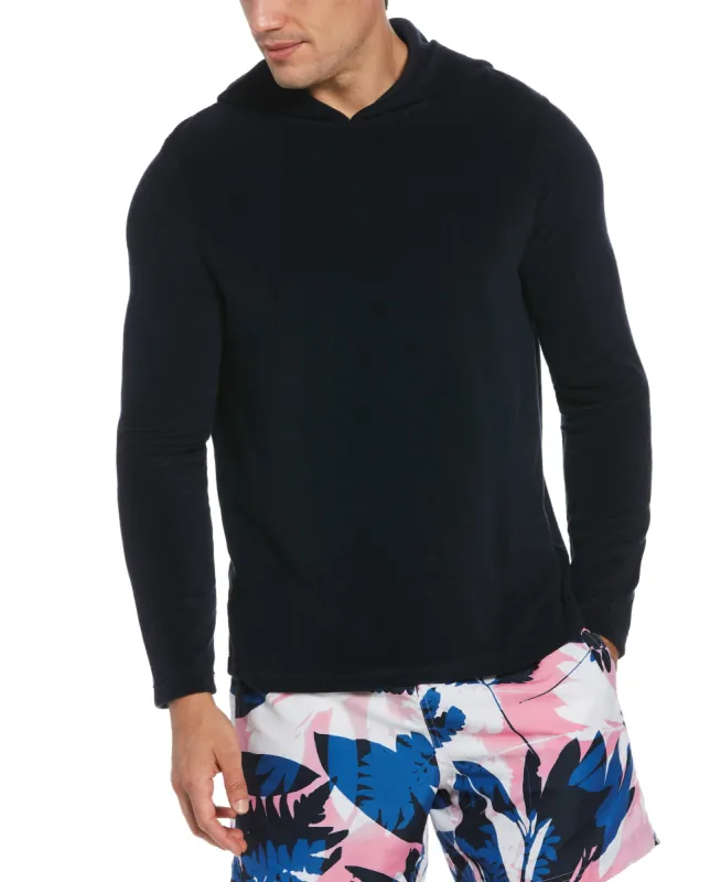 Towel Hooded Pullover Sweater sold by Perry Ellis