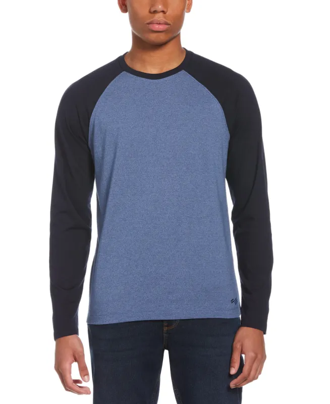Jacquard Baseball Tee Shirt sold by Perry Ellis