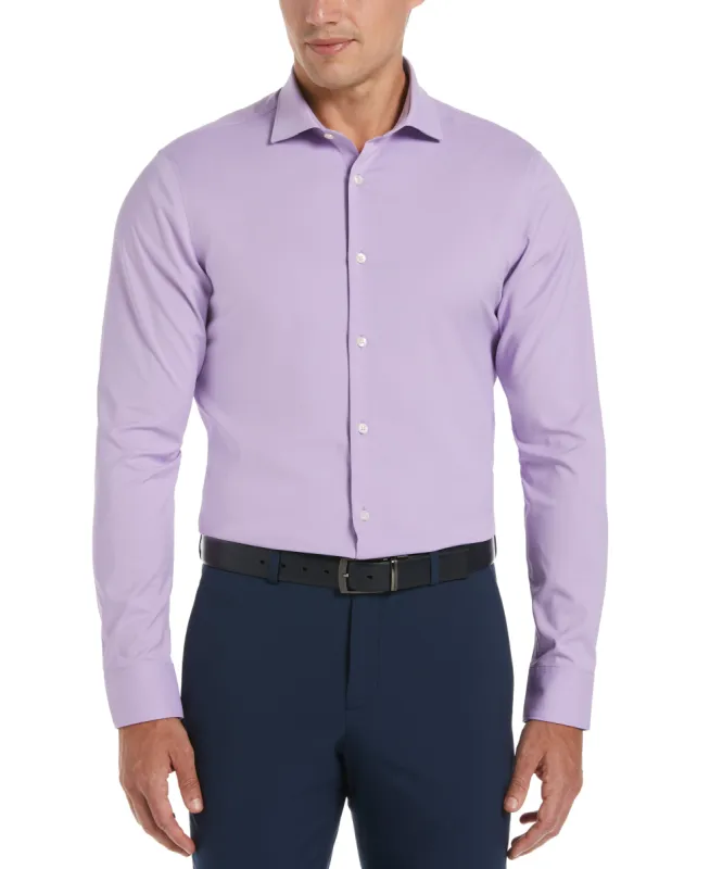 Very Slim Fit Lilac Tech Dress Shirt sold by Perry Ellis