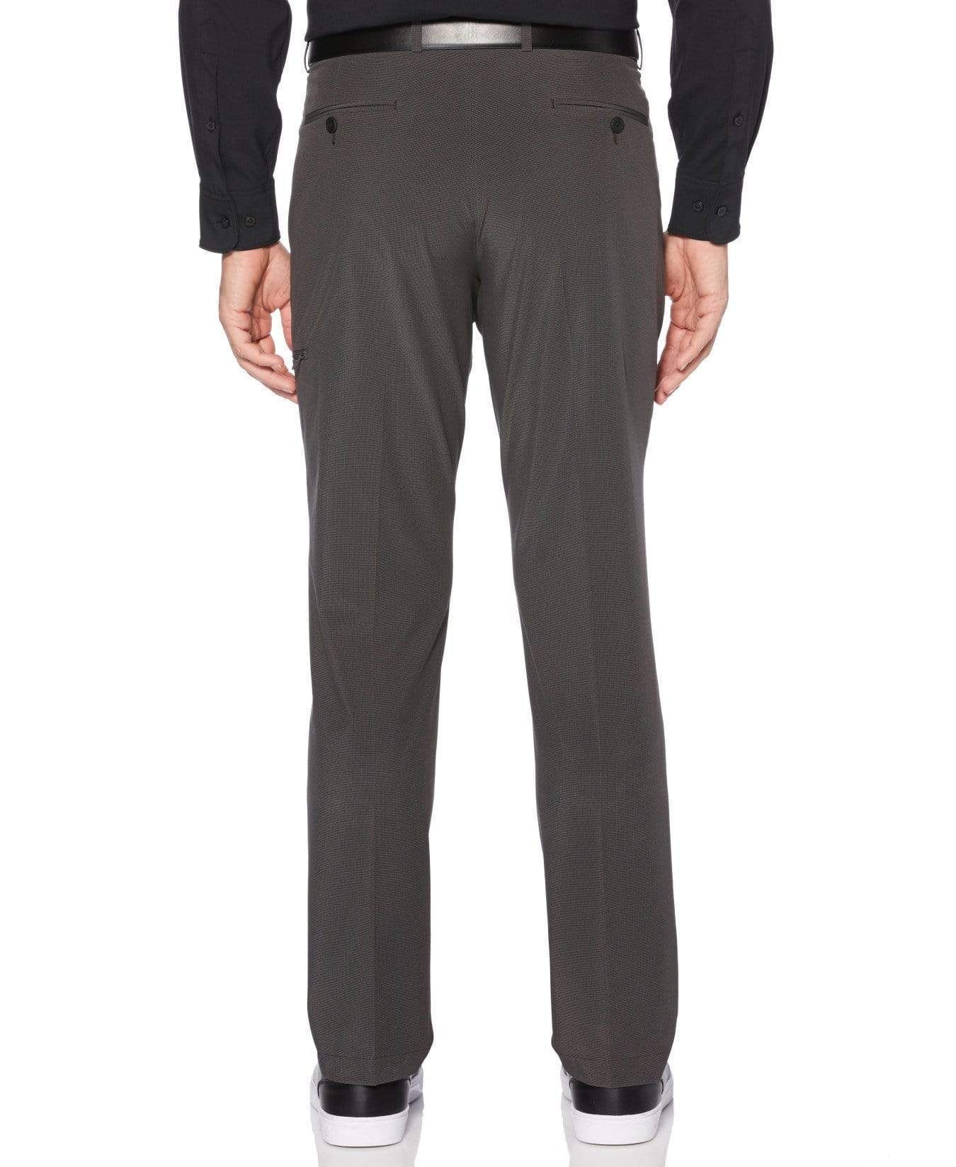 Very Slim Fit Washable Gray Check Tech Suit Pant sold by Perry Ellis product image thumbnail 2