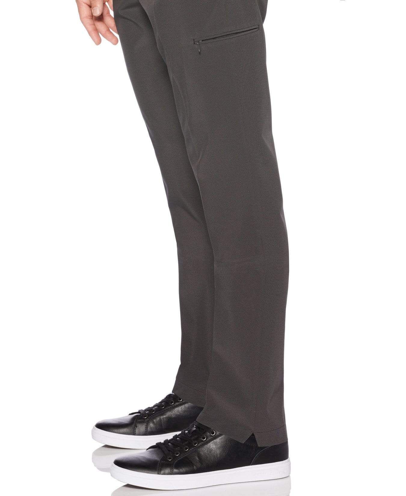 Very Slim Fit Washable Gray Check Tech Suit Pant sold by Perry Ellis product image thumbnail 3