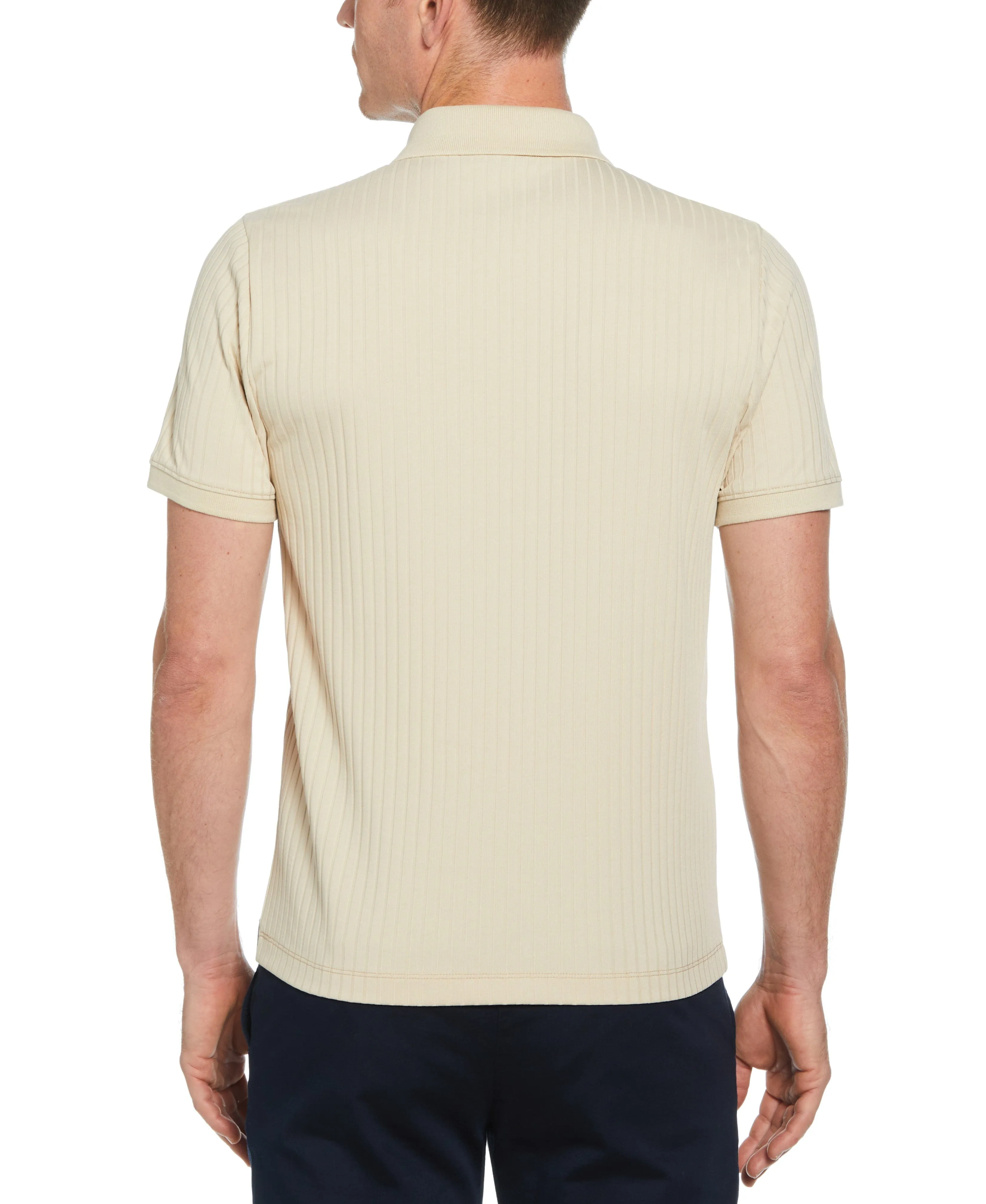 Quarter Zip Ribbed Polo sold by Perry Ellis product image thumbnail 2
