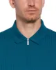 Quarter Zip Ribbed Polo sold by Perry Ellis